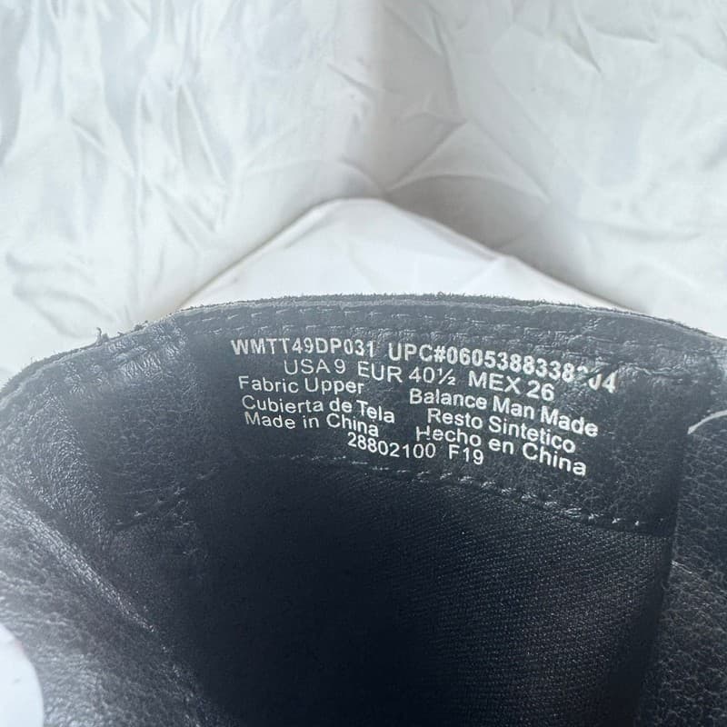 Black Suede Ruched Ankle Boots with Block Heel - Side Zipper - Thumbnail 4