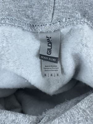 Glidan Hoodie Heavy Blend Size M Grey With Black Touchdown Club Lettering - Thumbnail 4