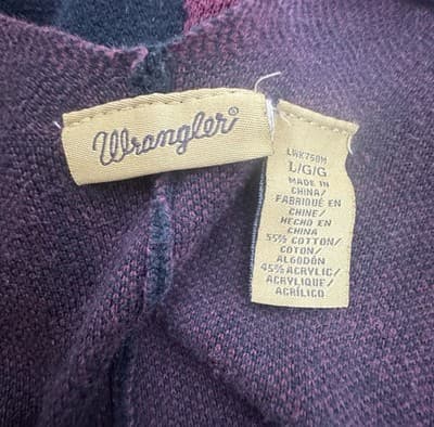 Boho Aztec Poncho Shawl Wrap Black Burgundy Tribal Open Front Festival One Size - Thumbnail 3