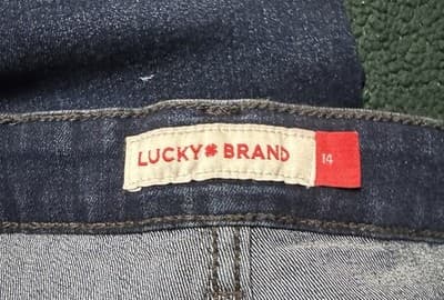 Lucky Brand Jeans Blue Denim Straight Fit Classic Wash Men’s Size 14 - Thumbnail 4