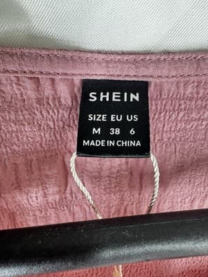 SHEIN Pink Sleeveless Ruffle Top – Lightweight, Feminine, Stylish Size M - Thumbnail 4