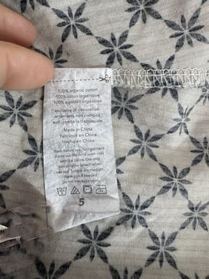 R & B Organic 100% Organic Cotton Sun Dress Size 5y Tan and Black Puff Sleeves - Thumbnail 5