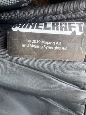 Bioworld Minecraft Sword Pickaxe All Over Sublimated Print Laptop Backpack Gamer - Thumbnail 6