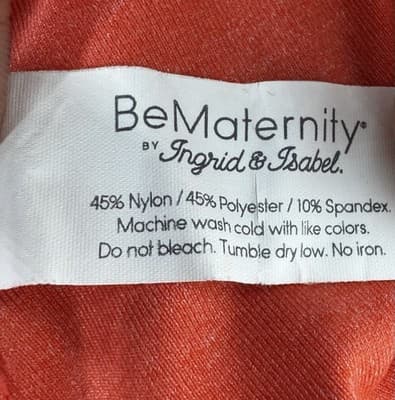 Be Maternity Athletic/Workout Tank Size Medium In Summery Coral Wi Built In Bra - Thumbnail 5