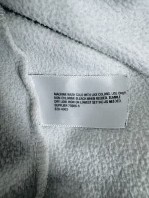 Made For Life Women’s White Fleece Quarter Zip Pullover Athletic Jacket Size S - Thumbnail 4