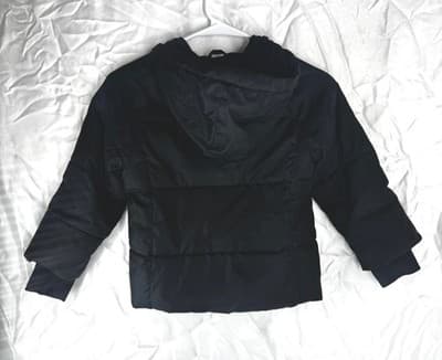 SwissTech Jacket Kids XS 4-5 Black Hooded Puffer Fleece Lined Insulated - Thumbnail 2