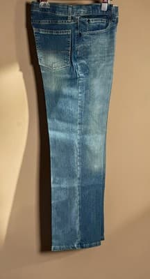 Arizona Jeans Boys 16 Original Regular Blue Denim Medium Wash Adjustable Waist - Image 1