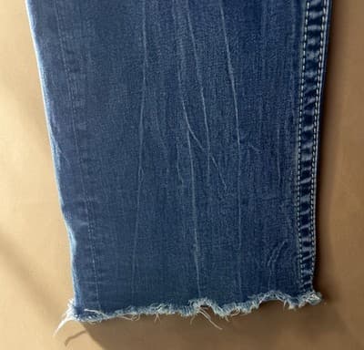 Womens Virgoss Size 29 Boot Cut Medium Wash Embroidered Hem / Pockets Designer - Thumbnail 7