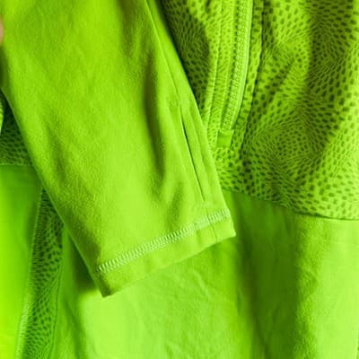 Fila Sport Woman’s Running Long-sleeve Shirt Florescent Yellow Size Large - Thumbnail 6