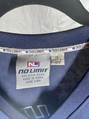 Vintage 1999 No Limit Football Jersey Sz XXL - Thumbnail 2
