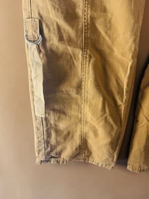 Hippie Woman’s Brown Cargo Style Pants Size 25 Rolled Cuffs Relaxed Festival - Thumbnail 5