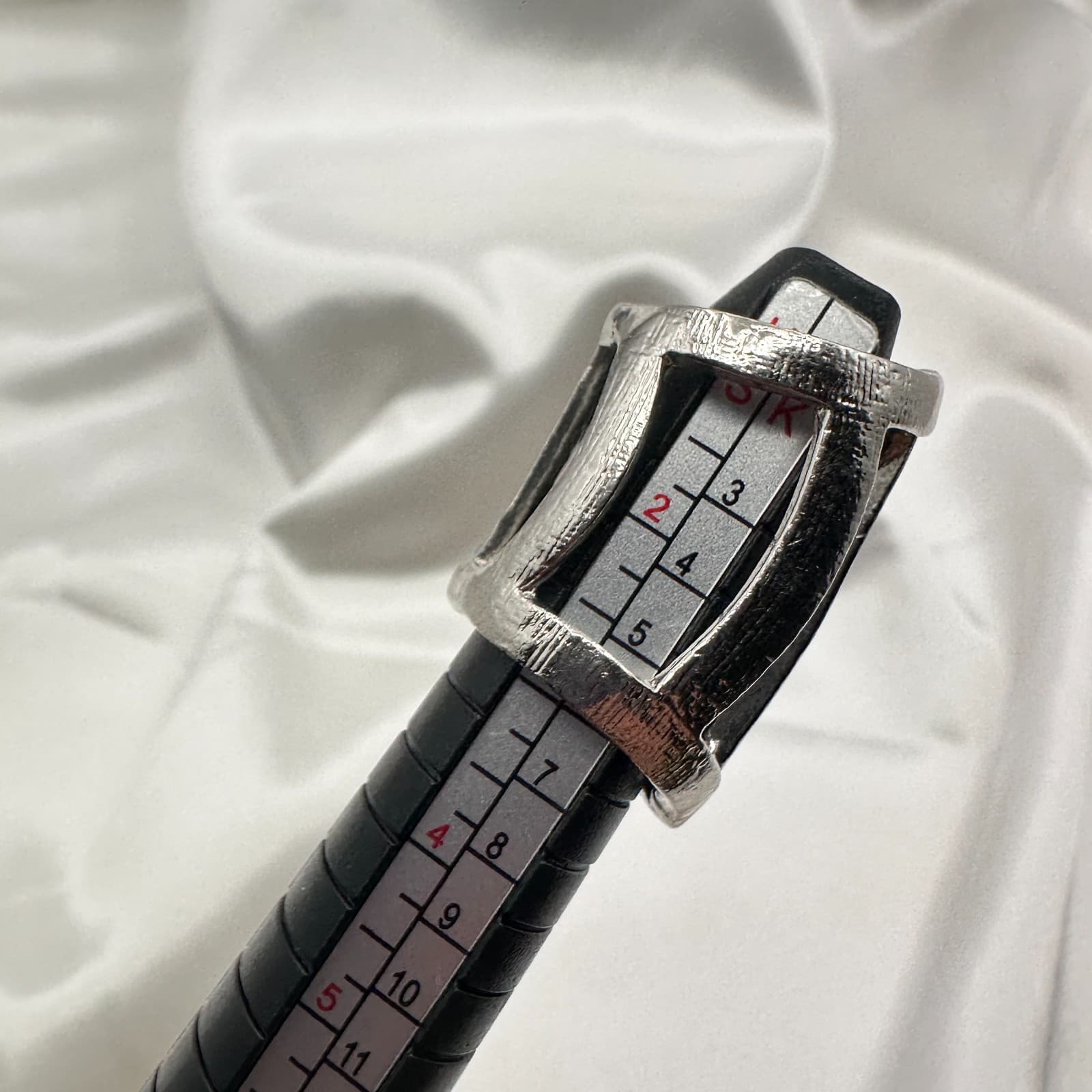 Vintage Y2K Silver Tone Rhinestone Ring Statement Women's Classic Jewelry - Thumbnail 11