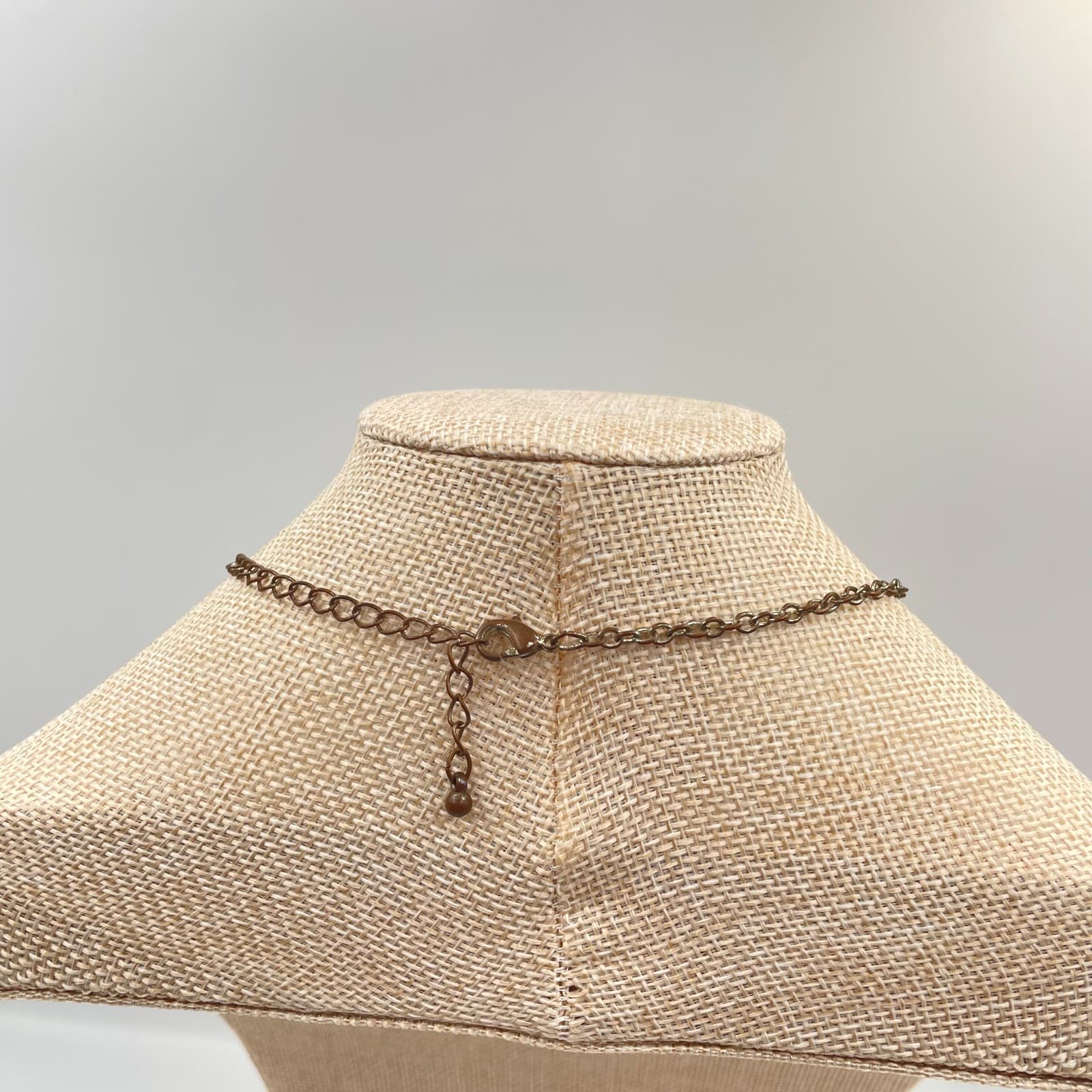 Vtg Boho Multi-Color Seed Bead Circle Fringe Tassel Necklace Silver Tone Chain - Thumbnail 6