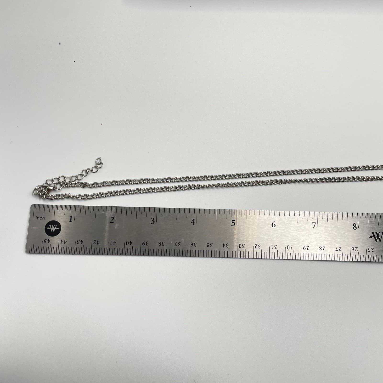 Vintage 90s Blue Faux Turquoise Teardrop Pendant Silver Tone Necklace Boho Style - Thumbnail 8