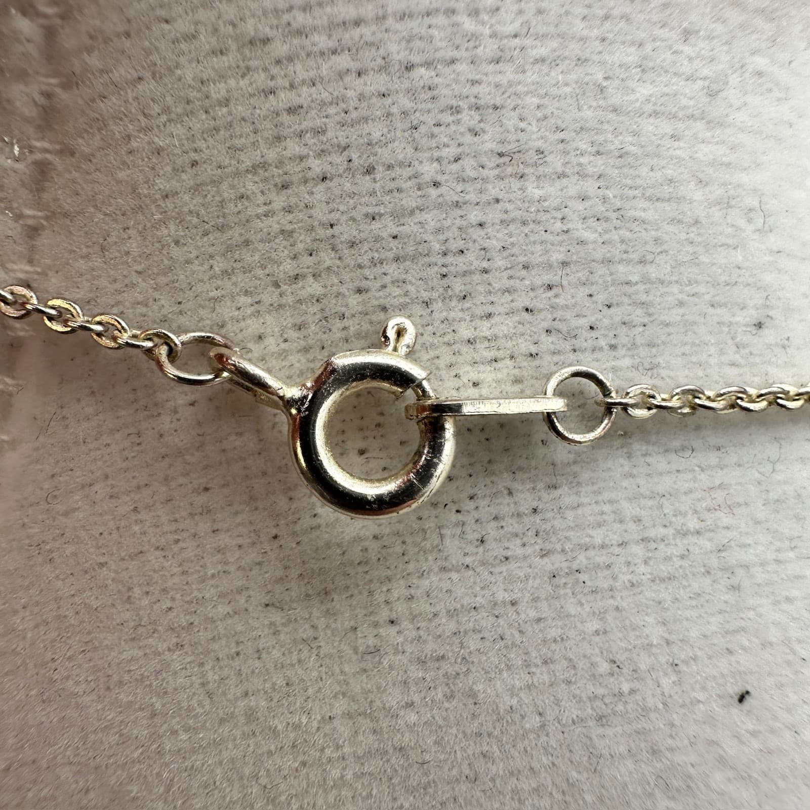 Vintage Silver Tone Owl Pendant Necklace Brown Clear Rhinestone Jewelry Y2K - Thumbnail 7