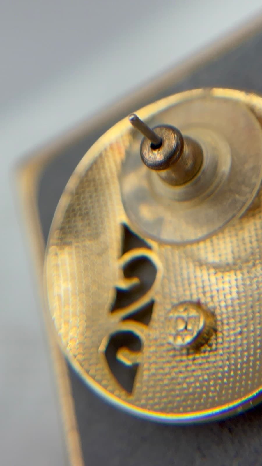 Vintage Monet Red Gold-Toned Classic Fashion Retro Enamel Clip-On Stud Earrings - Thumbnail 7