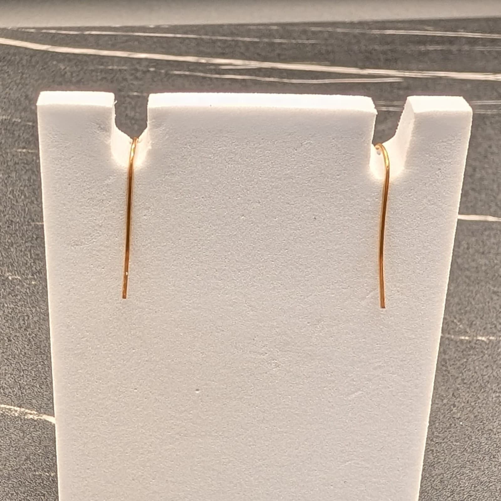 Vintage Orange Bead Dangle Earrings w/ Gold Tone Crystal Cluster Fall Boho - Thumbnail 6