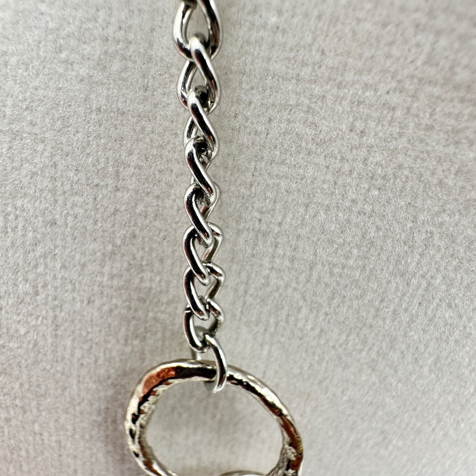 Vintage Silver-Tone Green Beaded Intertwined Lead Role Necklace Earrings Set - Thumbnail 10