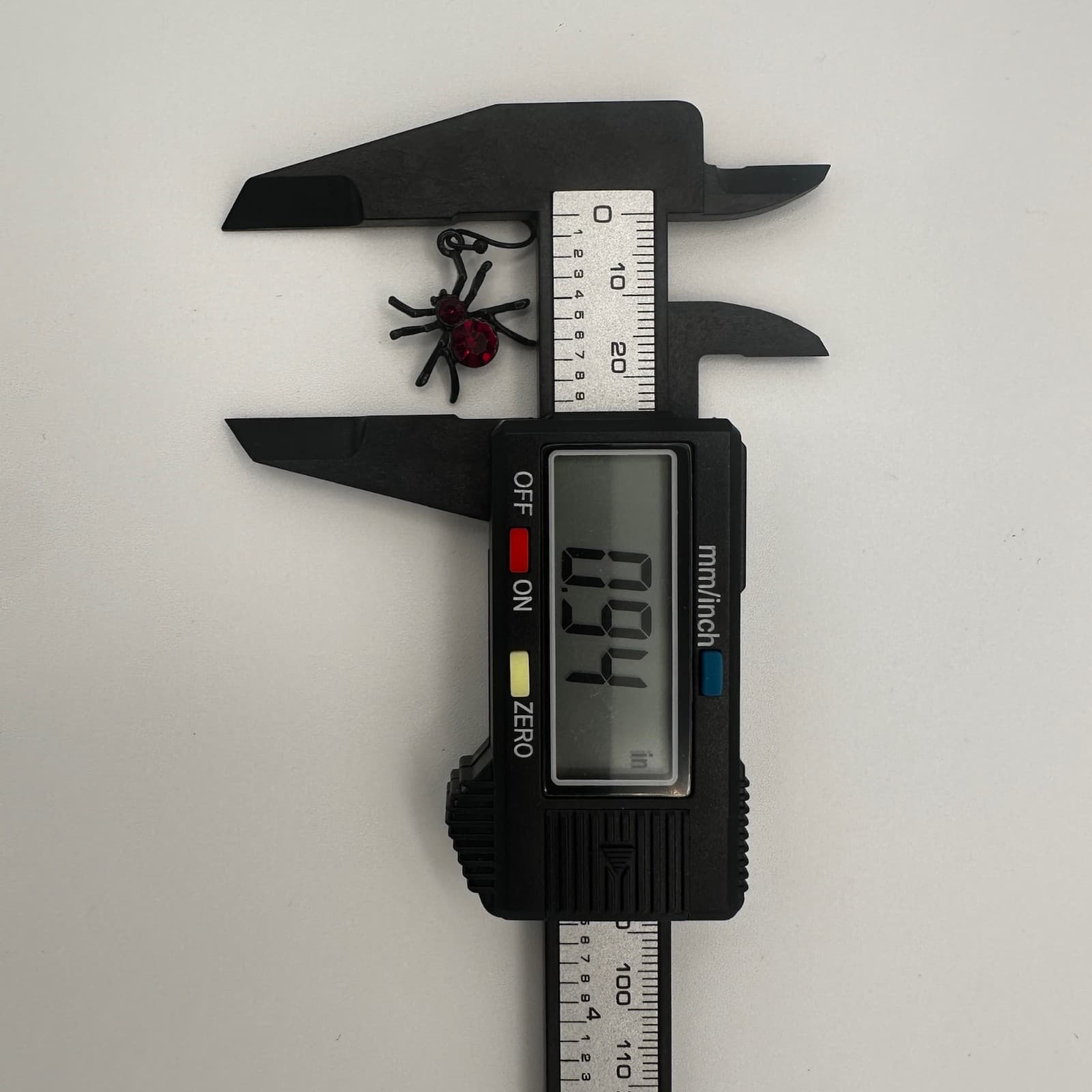 Vintage Halloween Mismatched Spider & Web Earrings Black Gothic Costume Dangles - Thumbnail 6