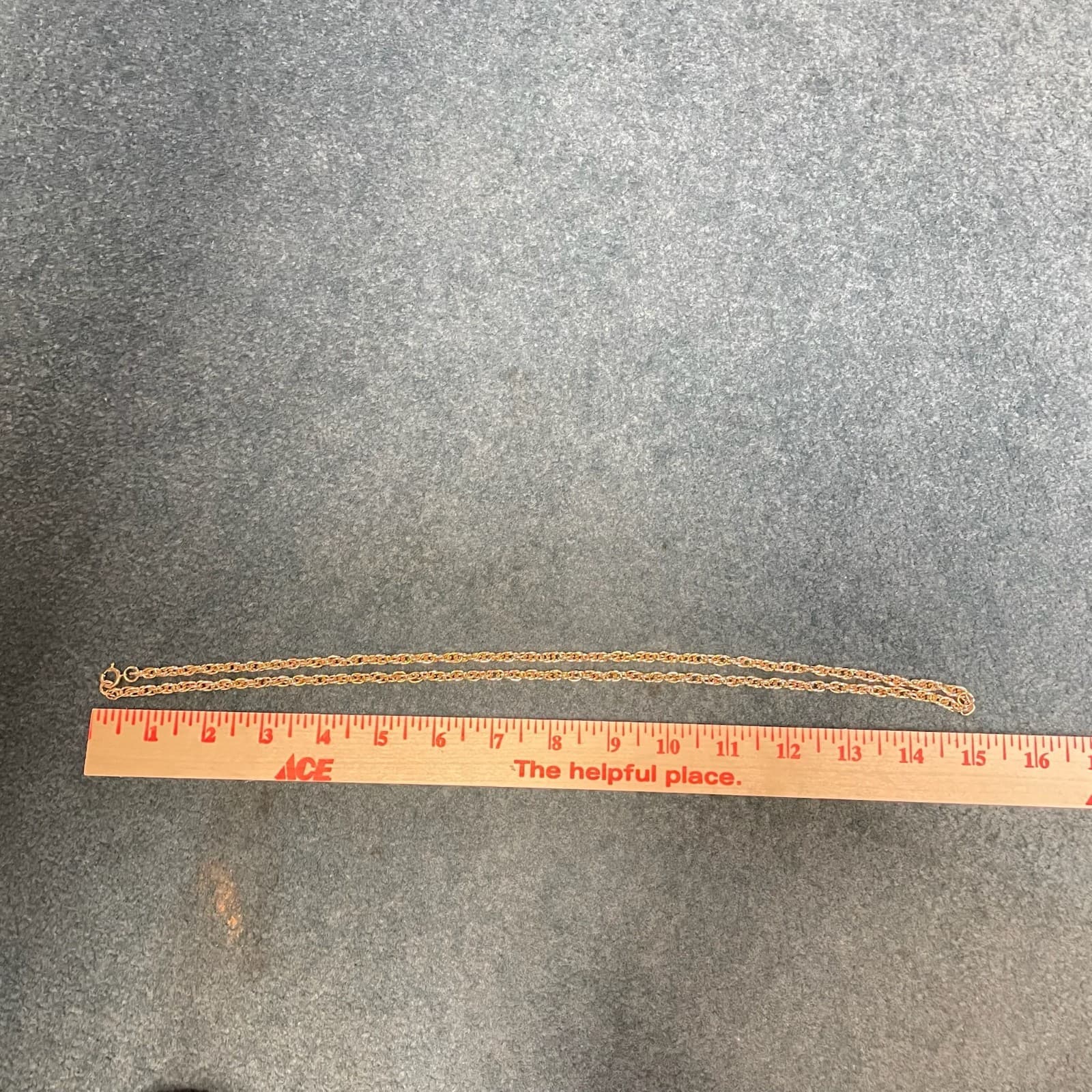 Vintage Gold-Tone Classic Braided Twist Chain Triple-Strand Push-Lock Necklace - Thumbnail 6