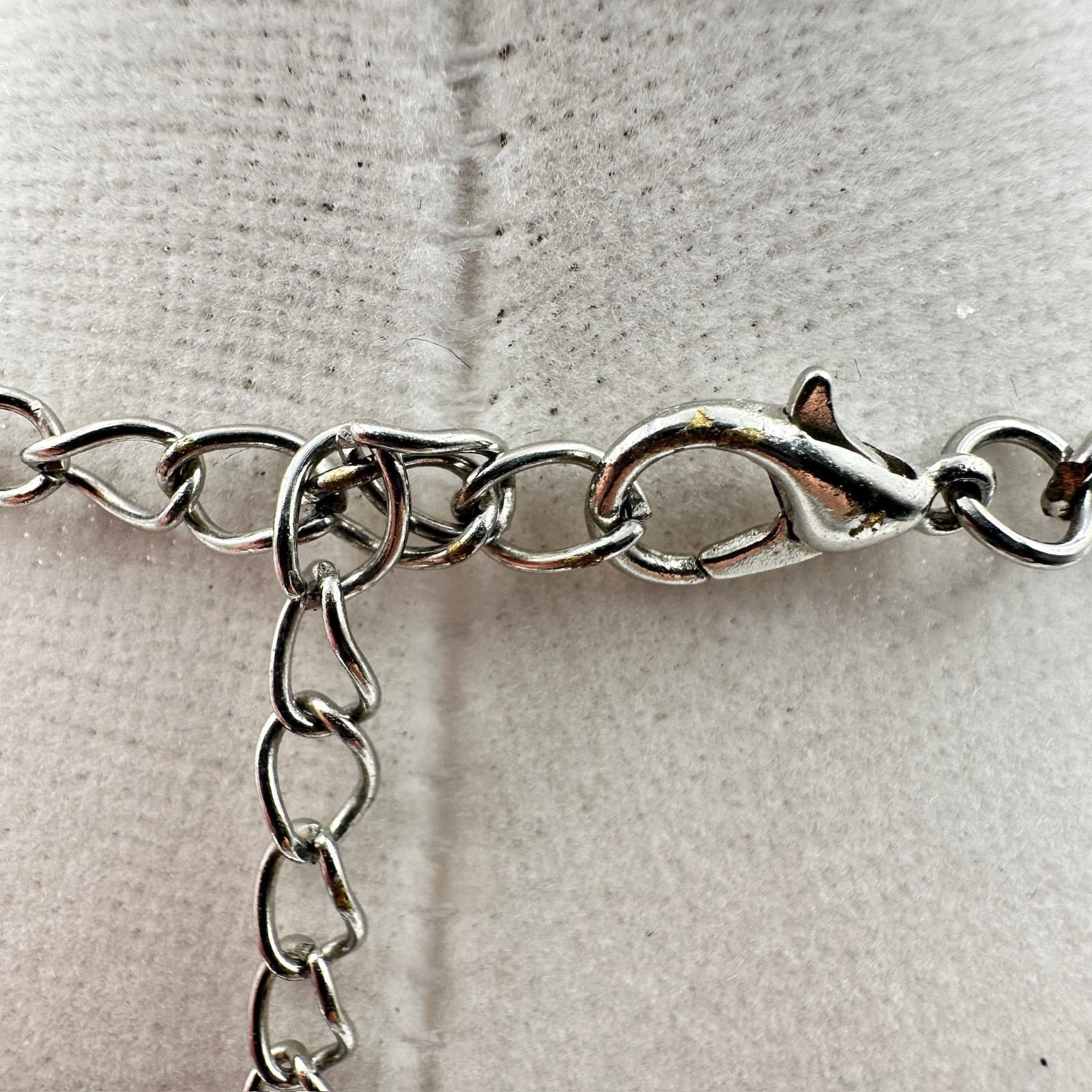 Vintage Silver-Tone Green Beaded Intertwined Lead Role Necklace Earrings Set - Thumbnail 11