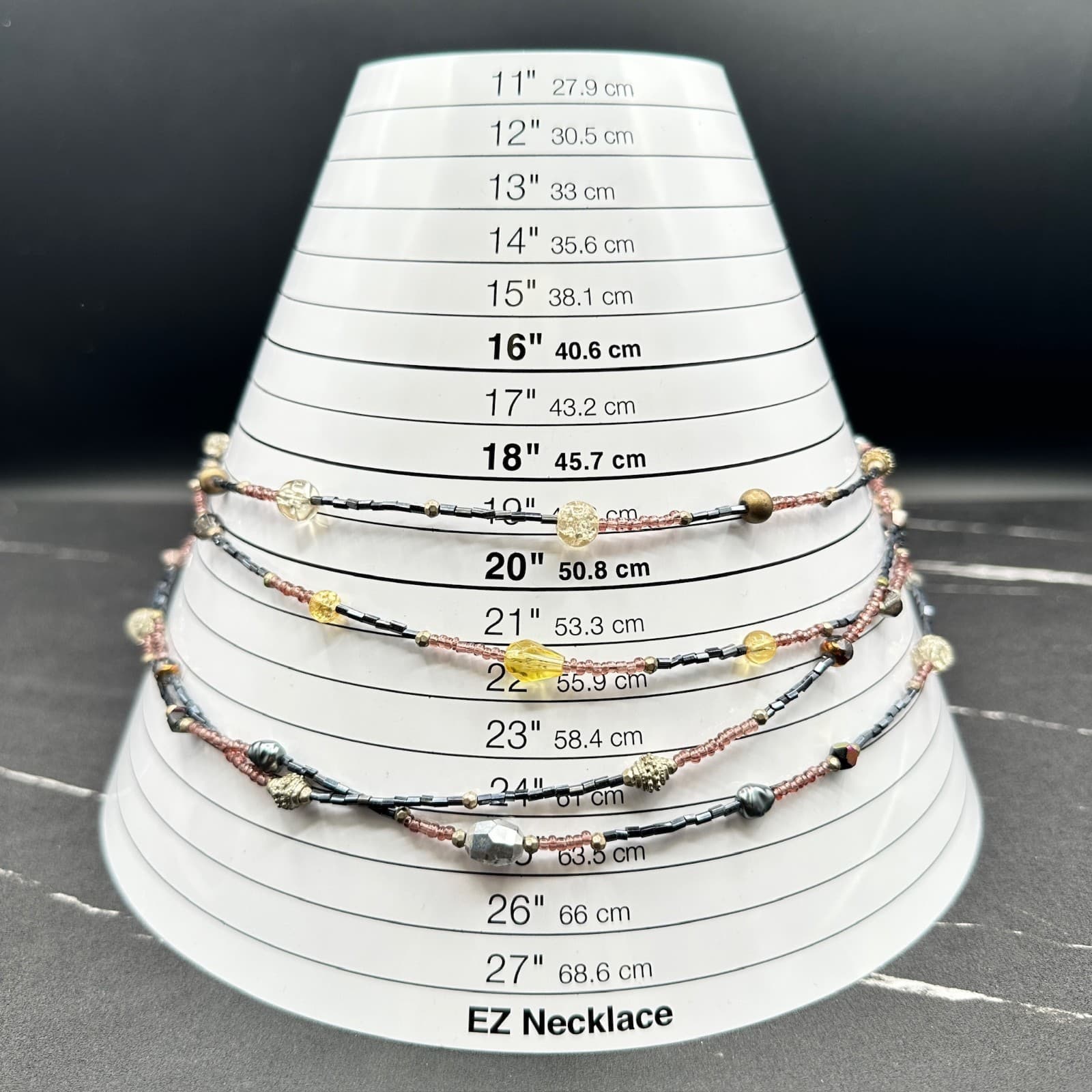 Vintage Cookie Lee Multicolor Adjustable Boho Multi-Strand Beaded Lobster - Thumbnail 9