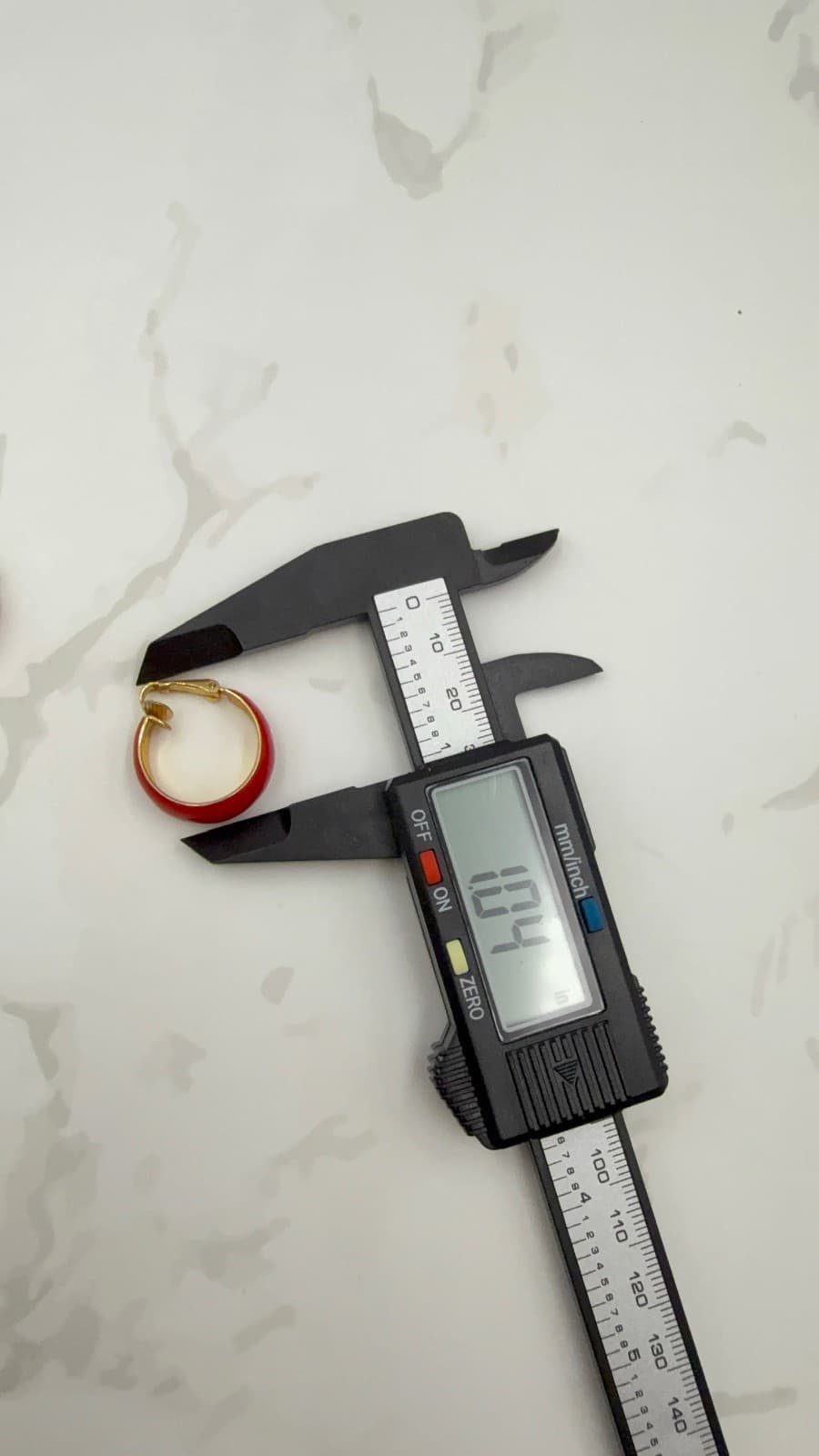 Vintage Womens Red Acrylic Retro Rockabilly Hoop Beauty & Fashion Earrings - Thumbnail 8