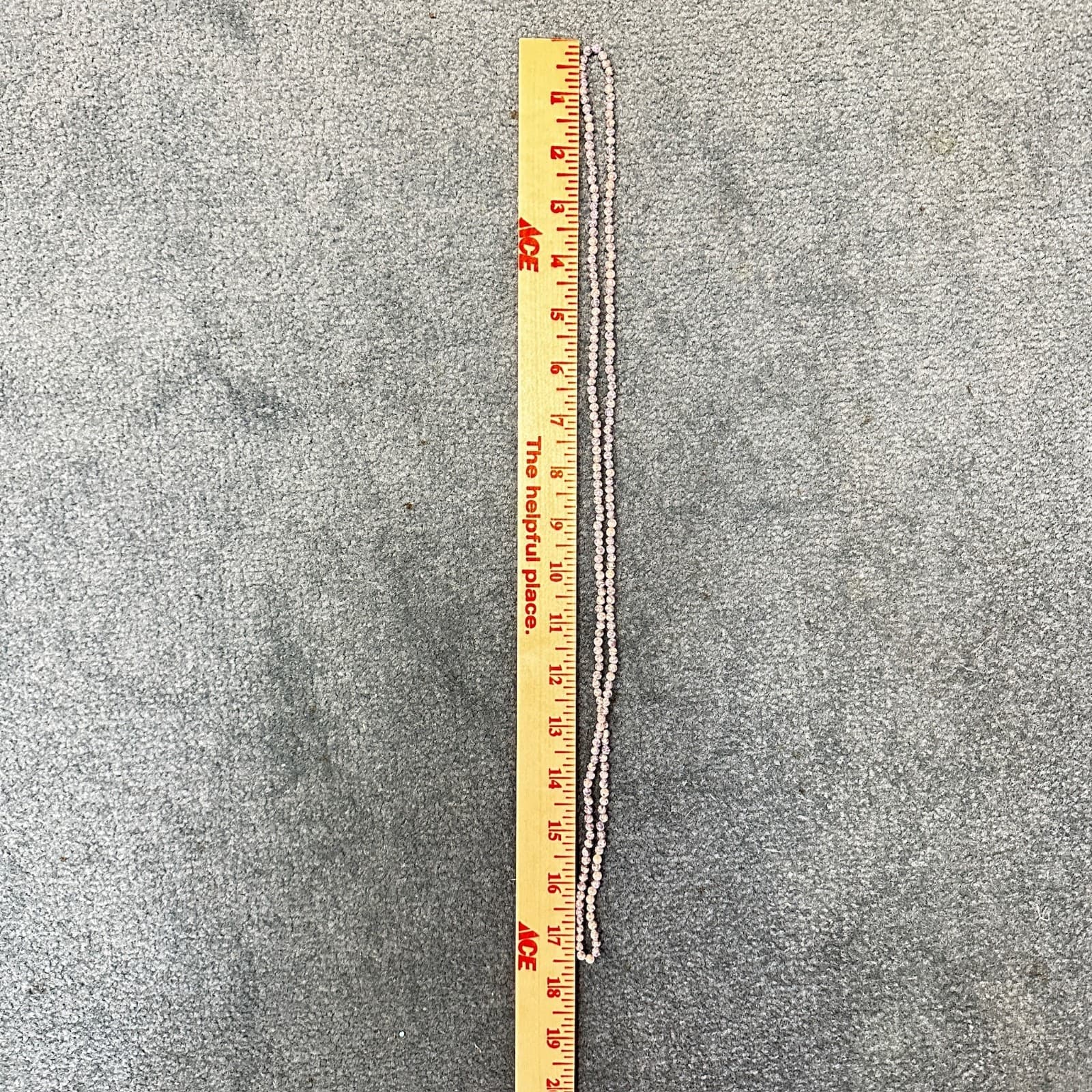 Vintage Purple & White Mottled Marble Fashion Retro Classic Beaded Necklace - Thumbnail 6