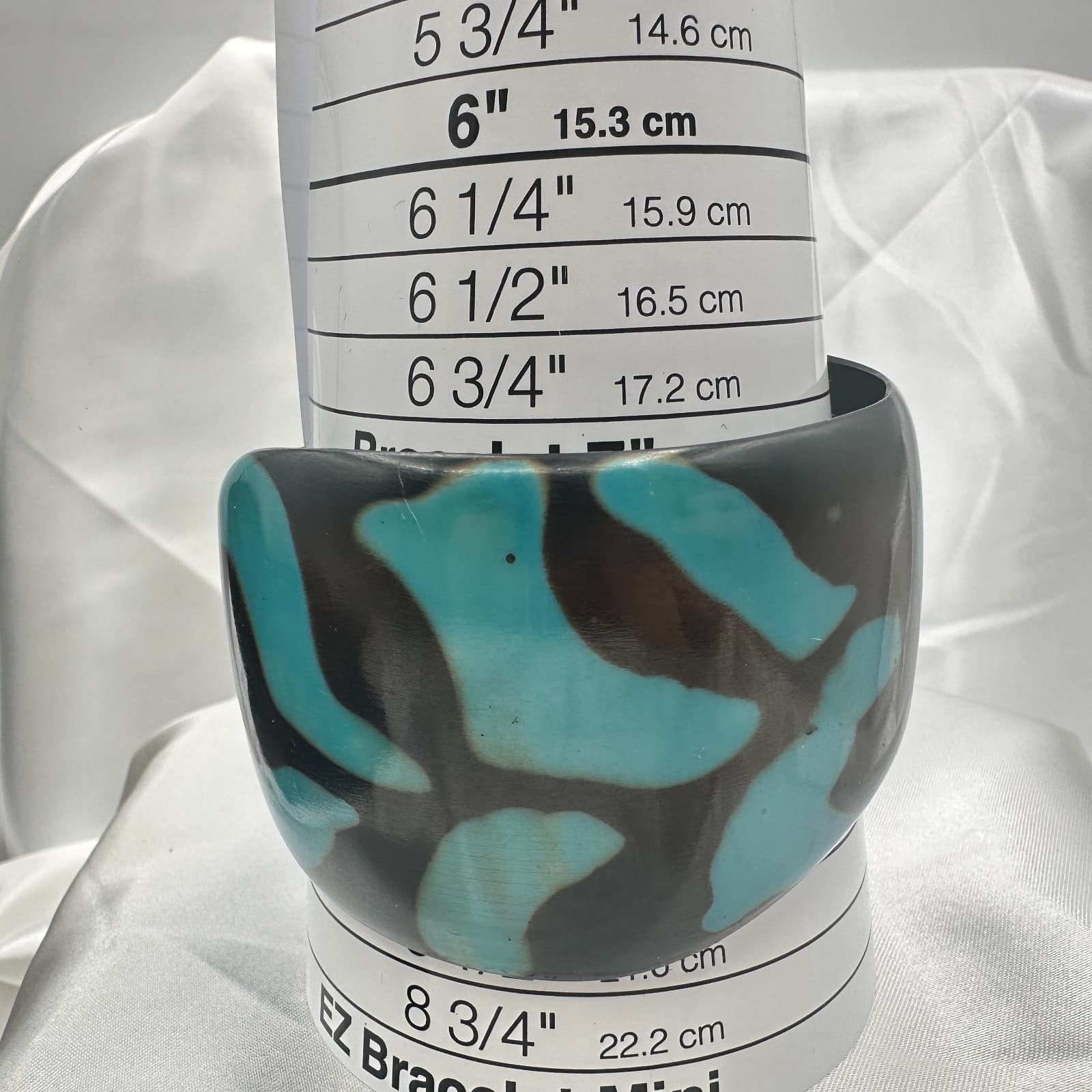 Vintage 90s Wide Bangle Bracelet Retro Chunky Bold Fashion Women's Jewelry - Thumbnail 10