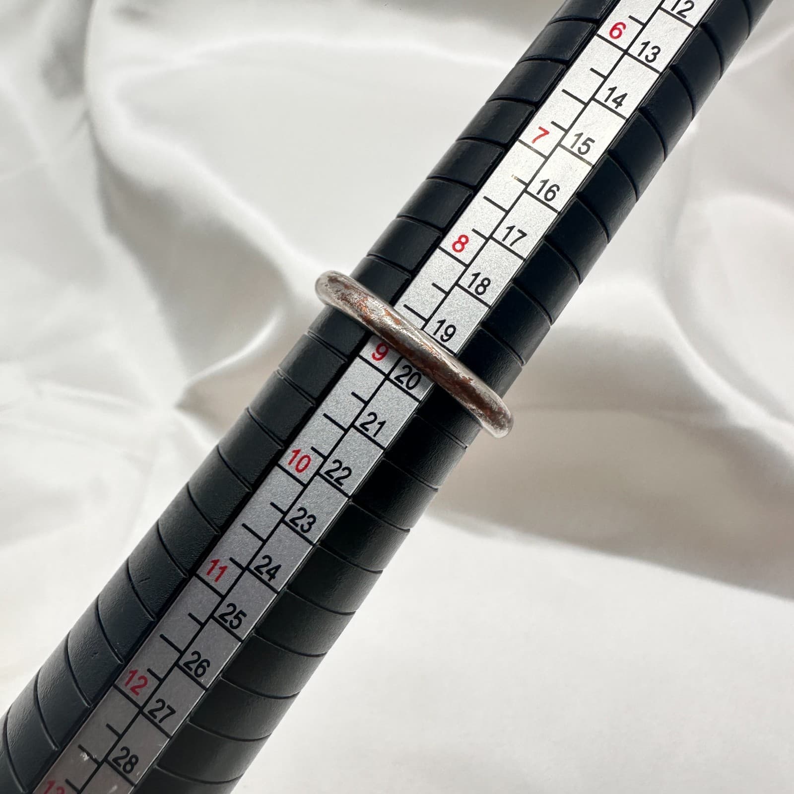 Vintage Y2K Silver Tone Clear Rhinestone Ring Women's Classic Fashion Jewelry - Thumbnail 11