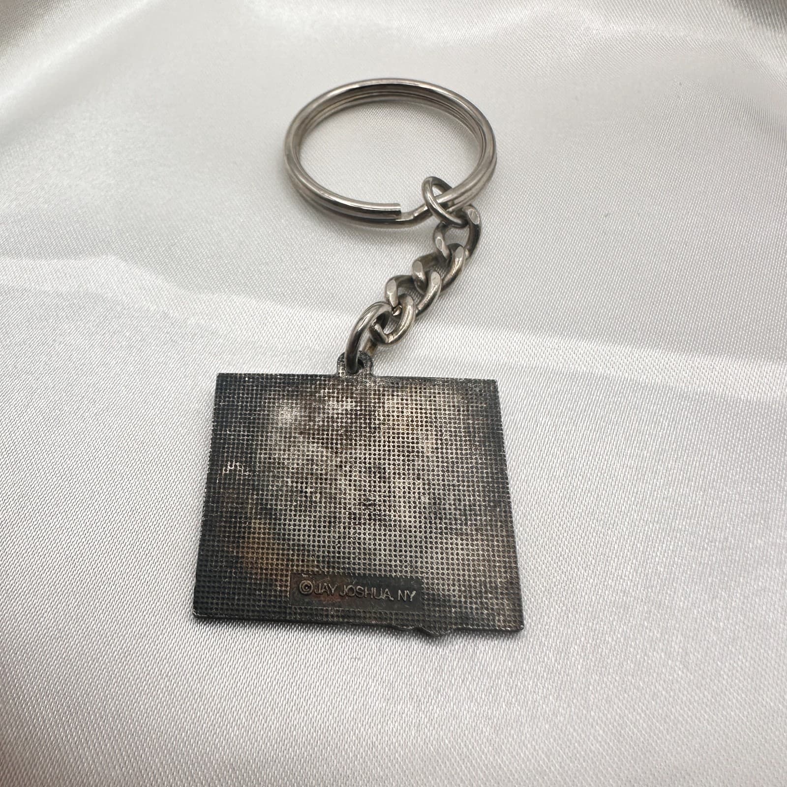 Vintage 80s Times So New York City Keychain 42nd St Yellow Taxi Souvenir Jewelry - Thumbnail 4