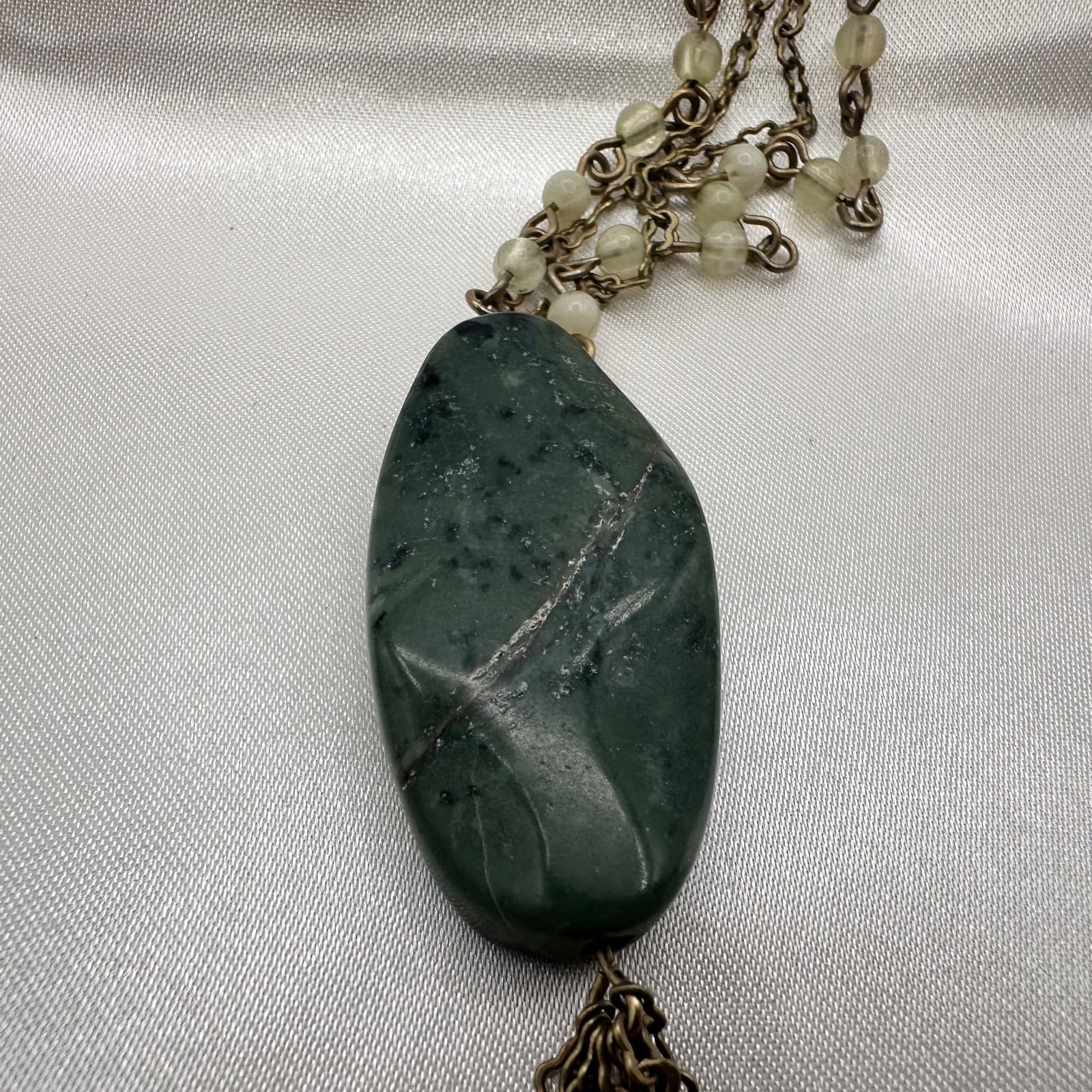 Vintage 90s Colorful Bracelet Necklaces Rectangular Bead Statement Cuff Jewelry - Thumbnail 6