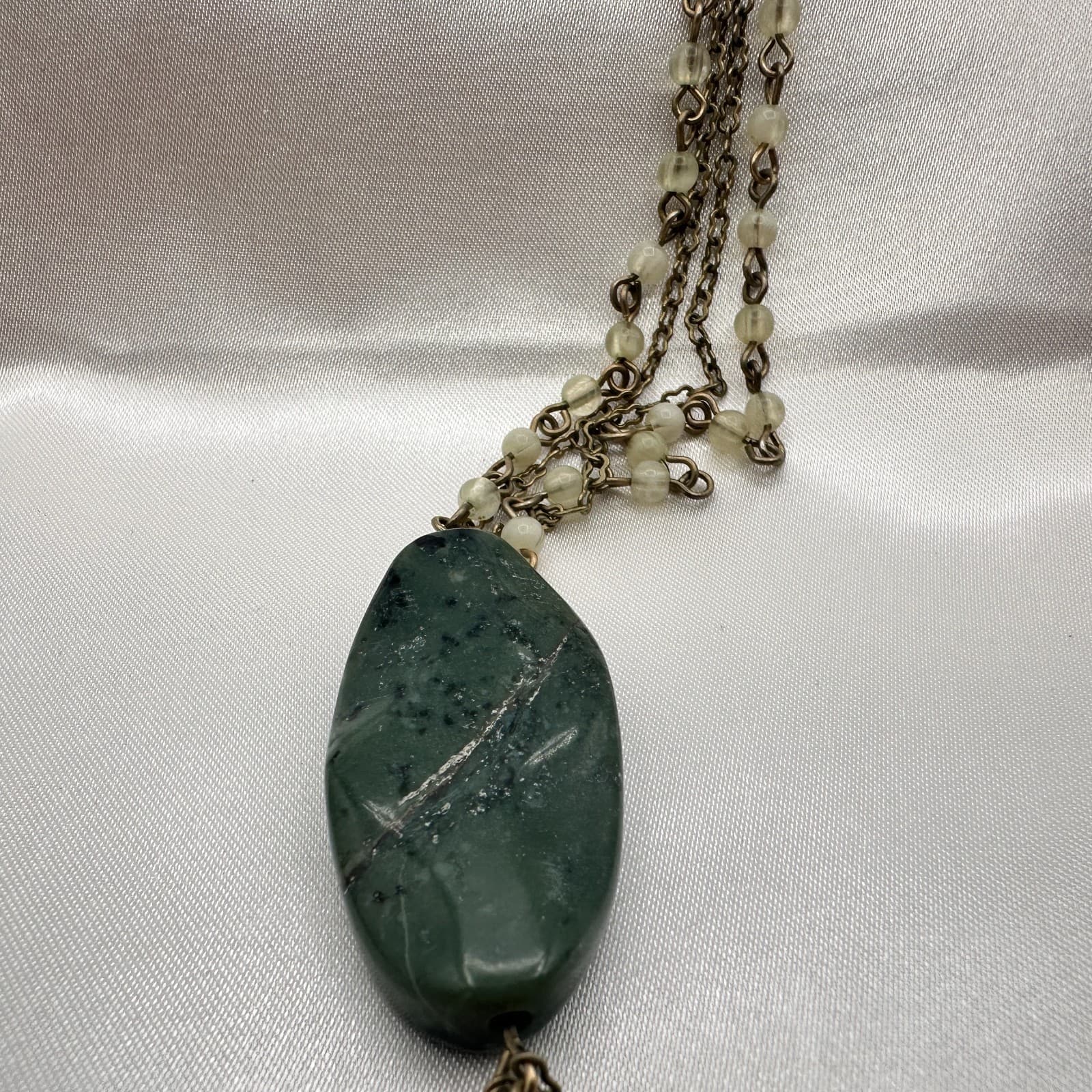 Vintage 90s Colorful Bracelet Necklaces Rectangular Bead Statement Cuff Jewelry - Thumbnail 7