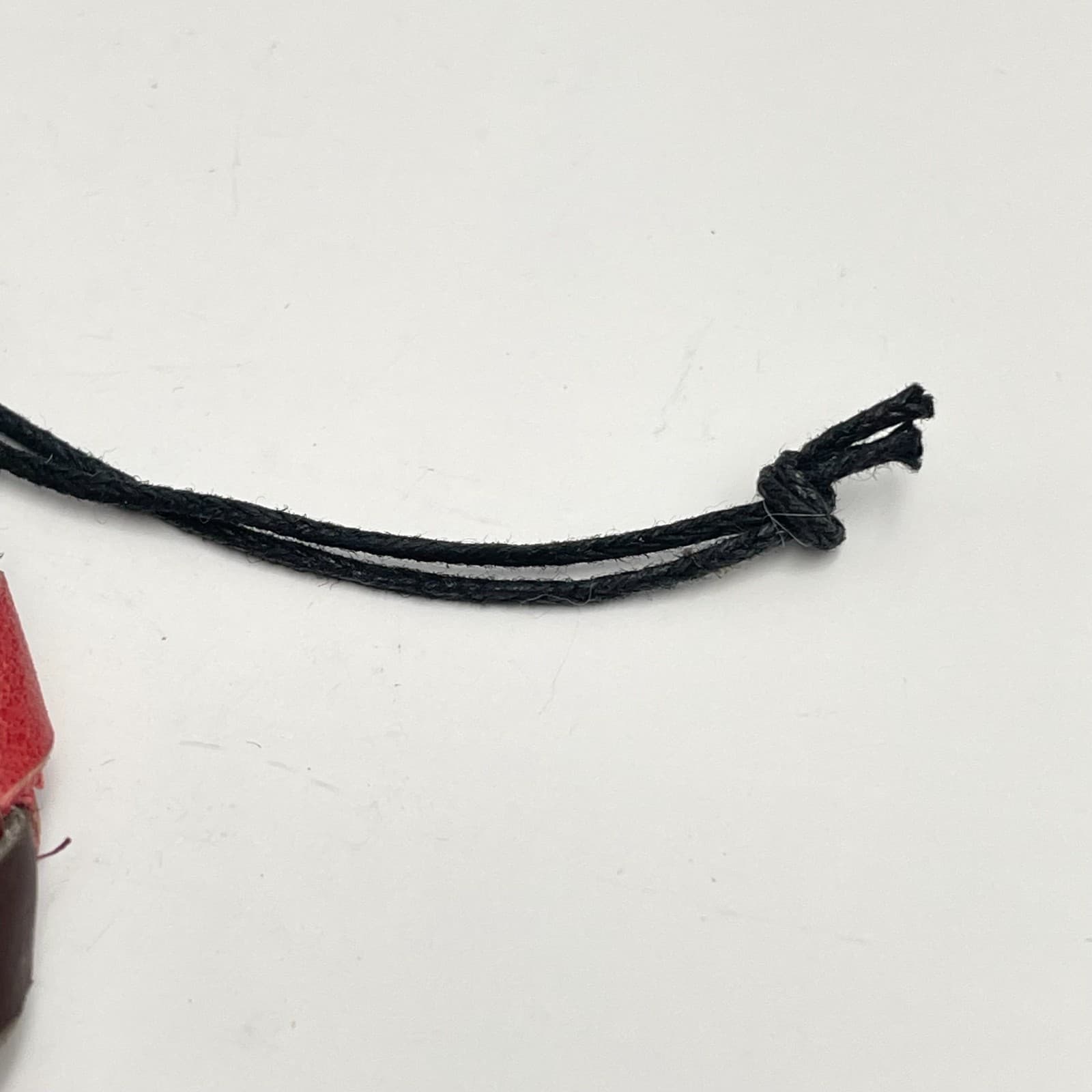 Vintage 90s Braided Leather Bracelet Boho Minimalist Adjustable Fashion Jewelry - Thumbnail 4