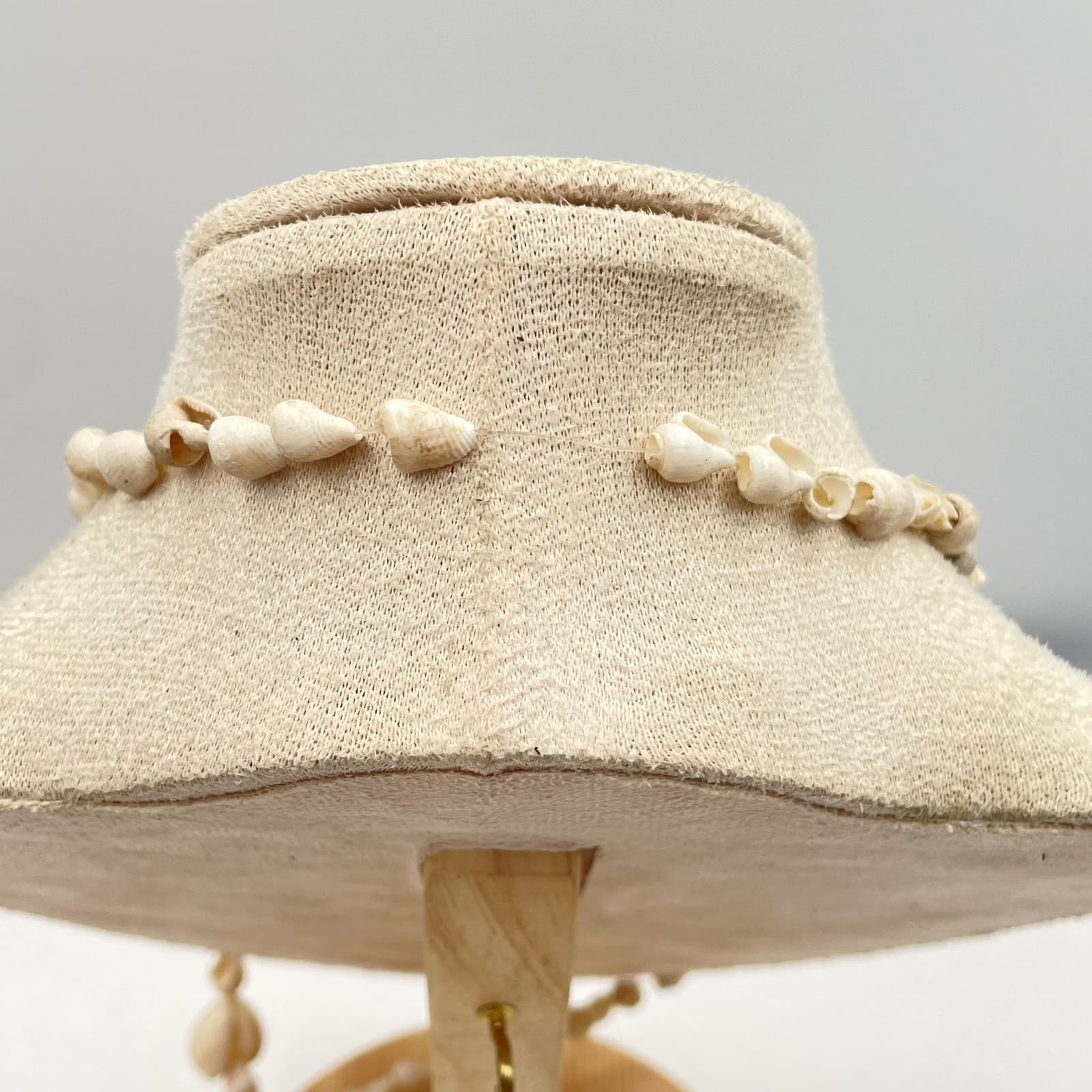 Vintage 80s Cream Cowrie Shell Necklace Boho Beach Long Layered Natural Jewelry - Thumbnail 6