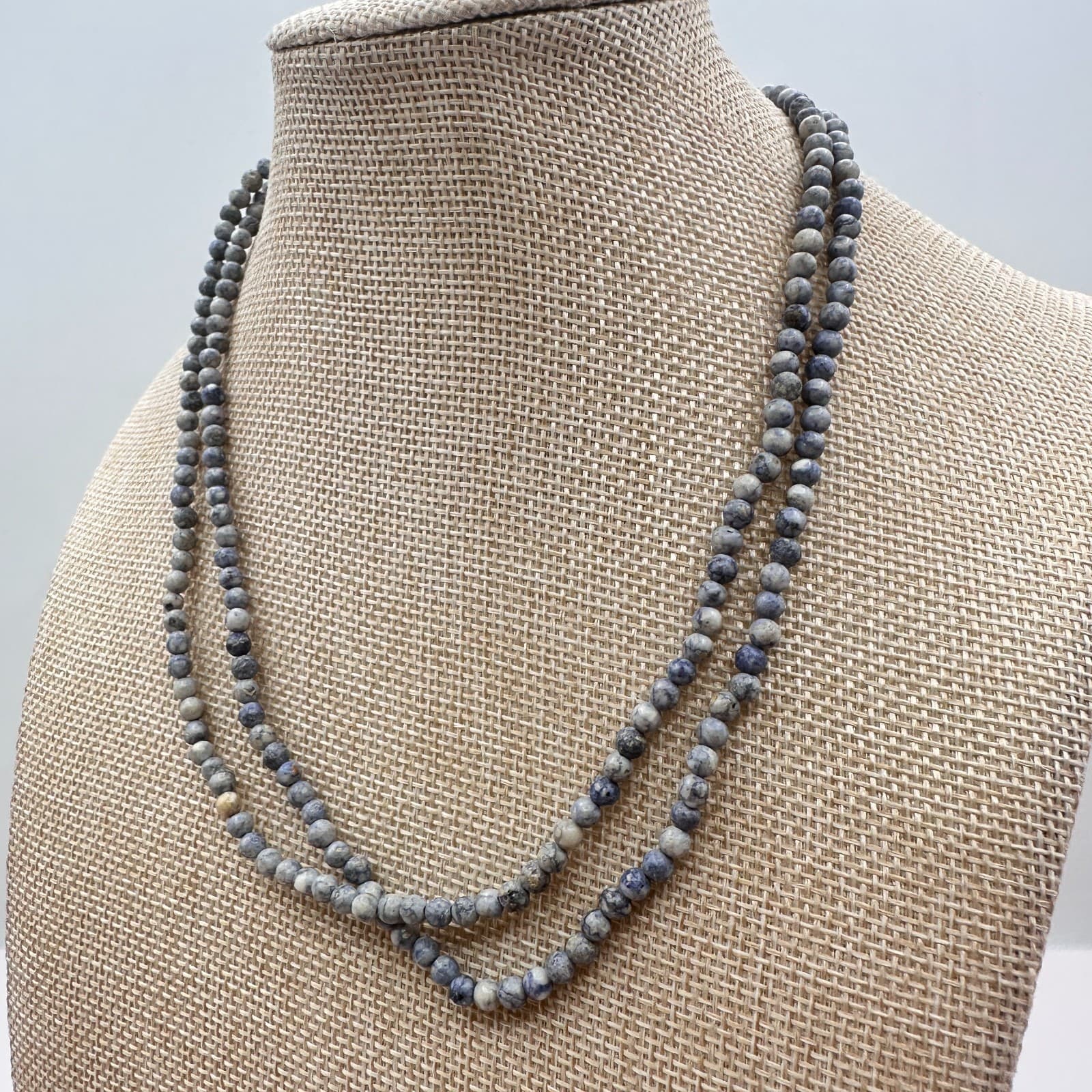 Vintage Y2K Multi Strand Beaded Boho Statement Necklace Women's Classic Jewelry - Thumbnail 6