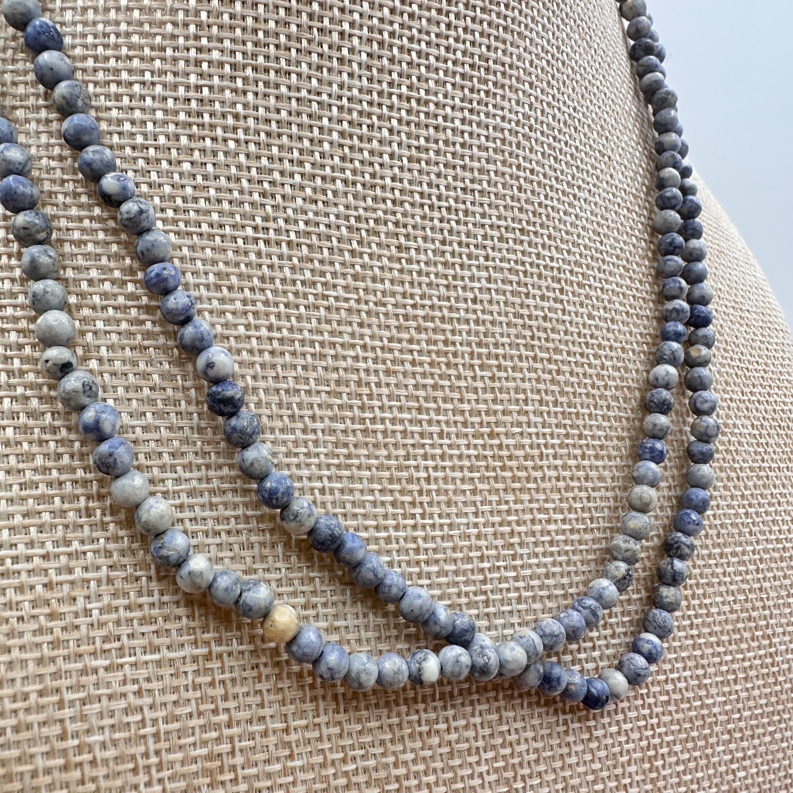 Vintage Y2K Multi Strand Beaded Boho Statement Necklace Women's Classic Jewelry - Thumbnail 2