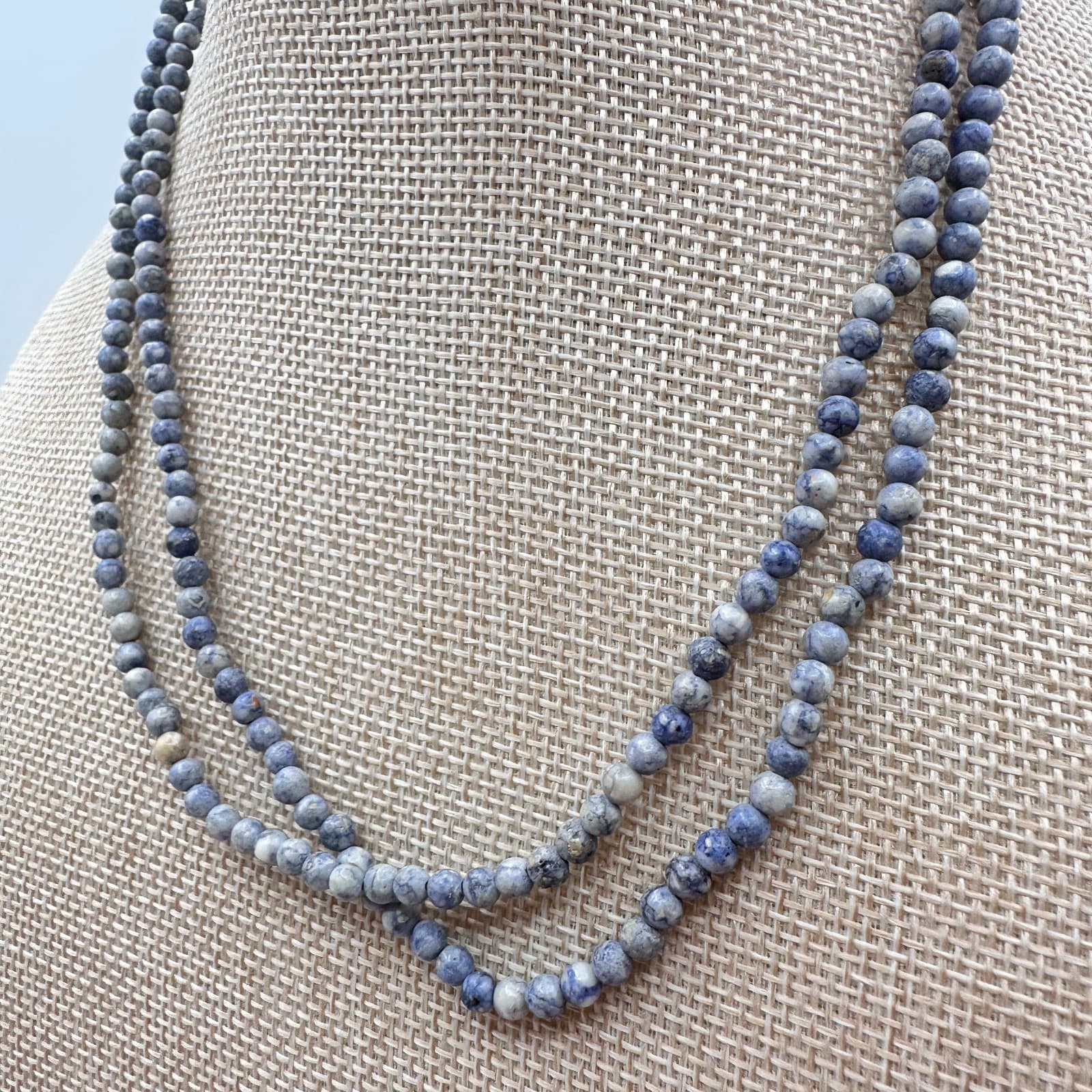 Vintage Y2K Multi Strand Beaded Boho Statement Necklace Women's Classic Jewelry - Thumbnail 5