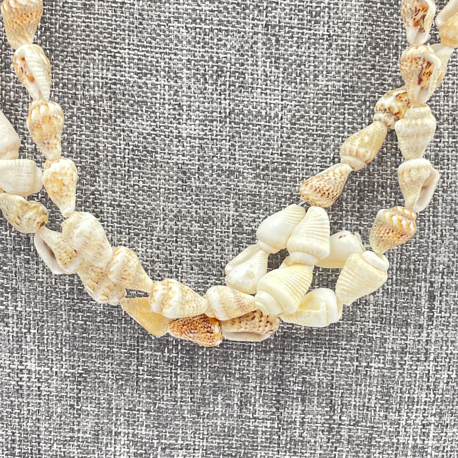 Vintage 90s Puka Shell Necklace Boho Beach Classic Fashion Women's Jewelry - Thumbnail 4