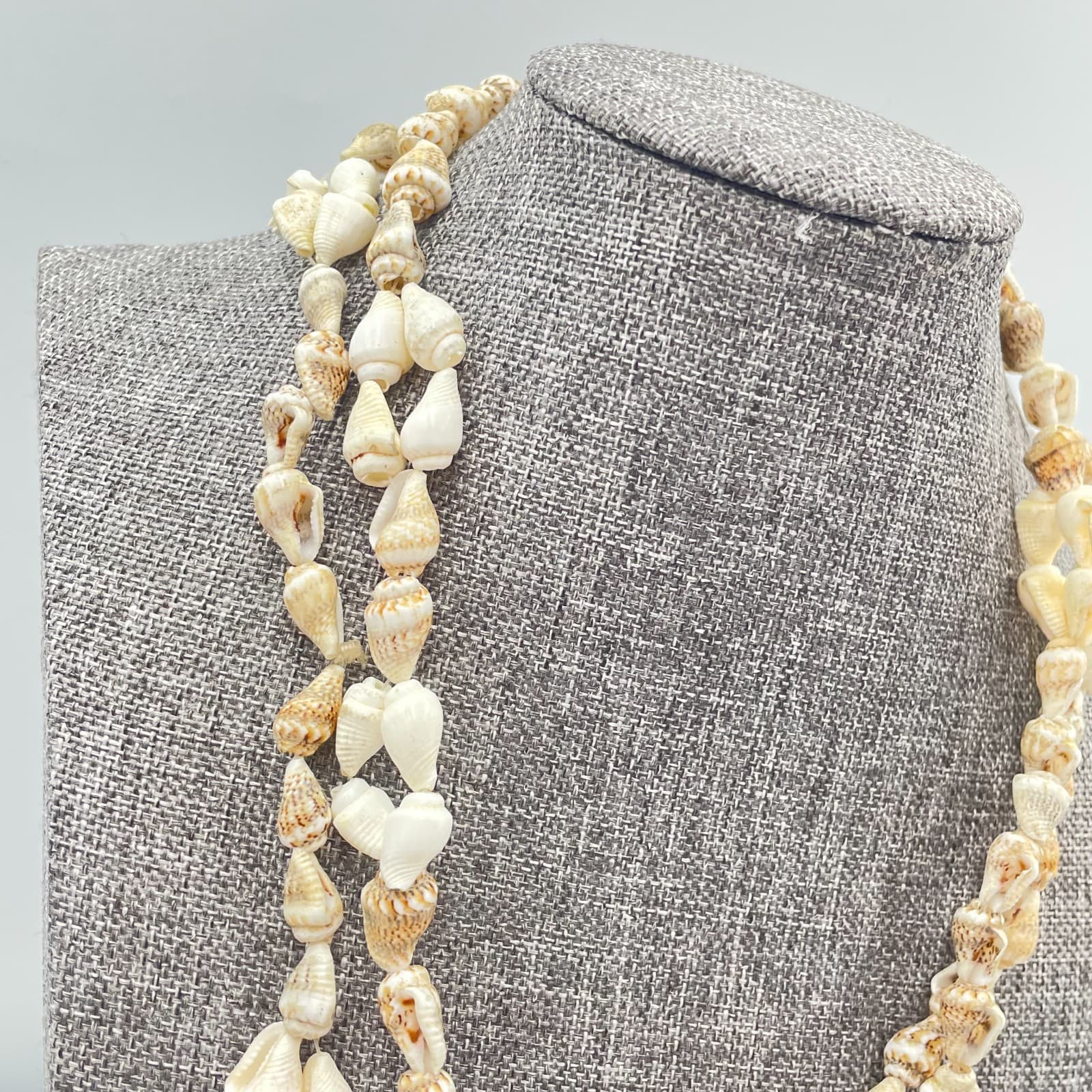 Vintage 90s Puka Shell Necklace Boho Beach Classic Fashion Women's Jewelry - Thumbnail 3