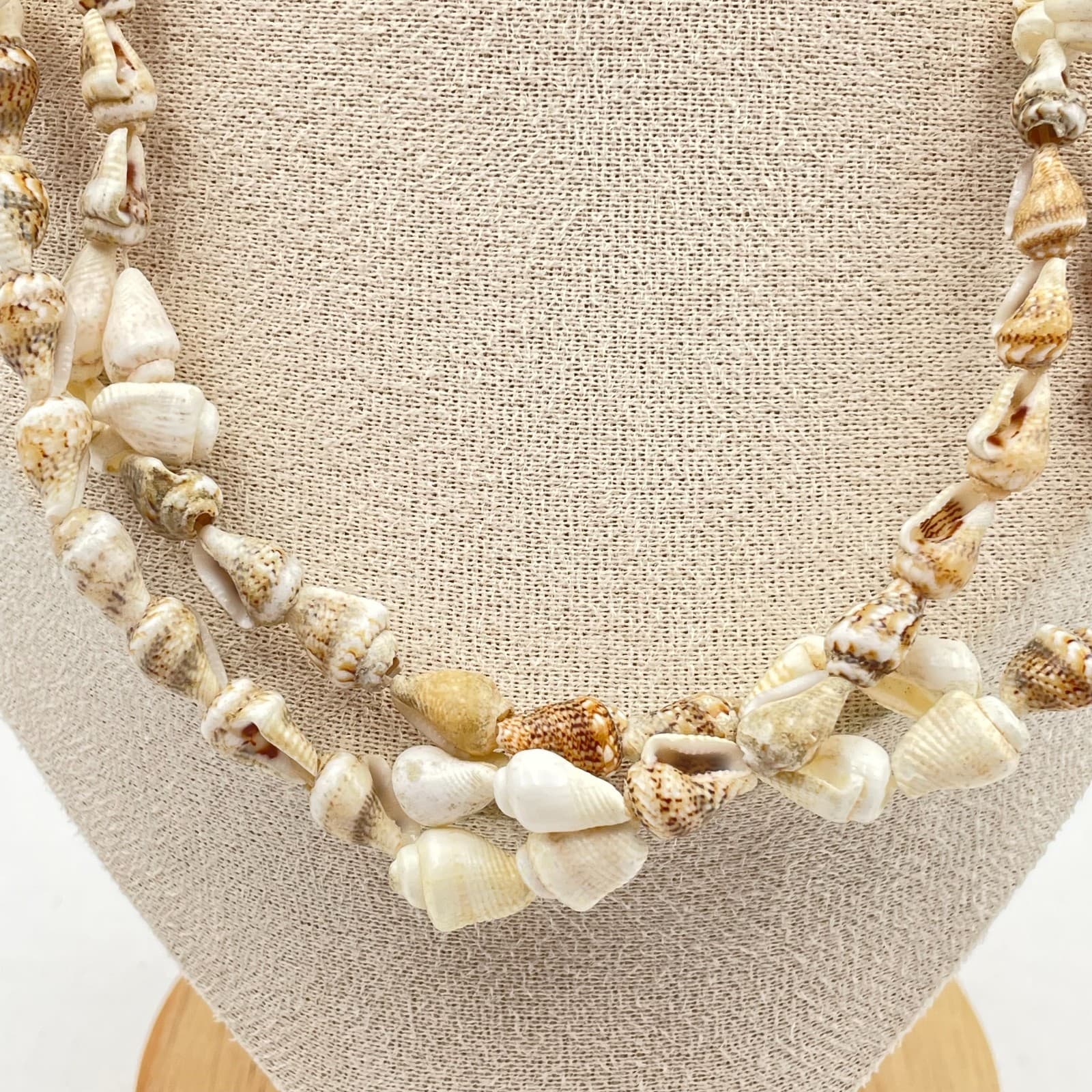 Vintage 90s Puka Shell Necklace Boho Beach Classic Fashion Women's Jewelry - Thumbnail 8