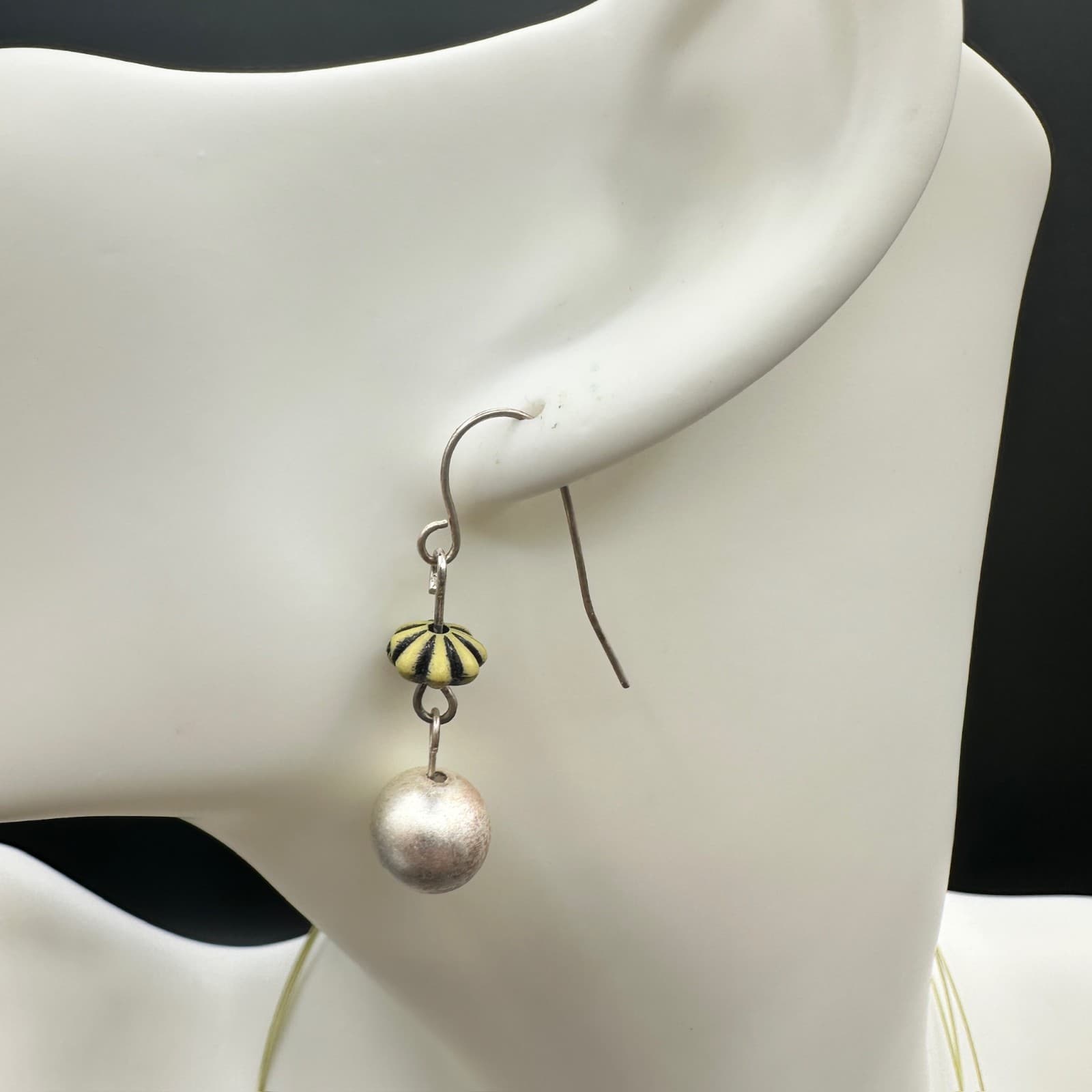 Vintage Multi-Strand Lobster Beaded Fashion Dangle Drop Earrings Necklace Set - Thumbnail 2