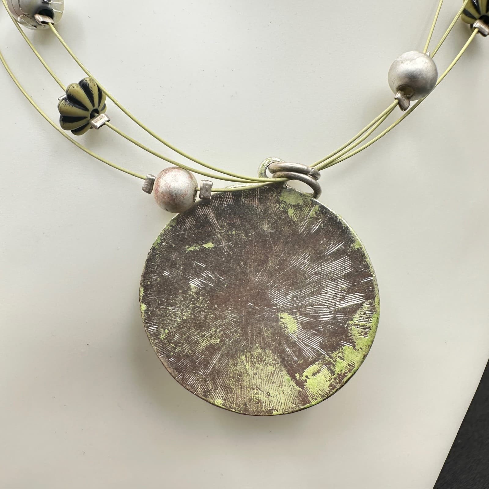 Vintage Multi-Strand Lobster Beaded Fashion Dangle Drop Earrings Necklace Set - Thumbnail 6