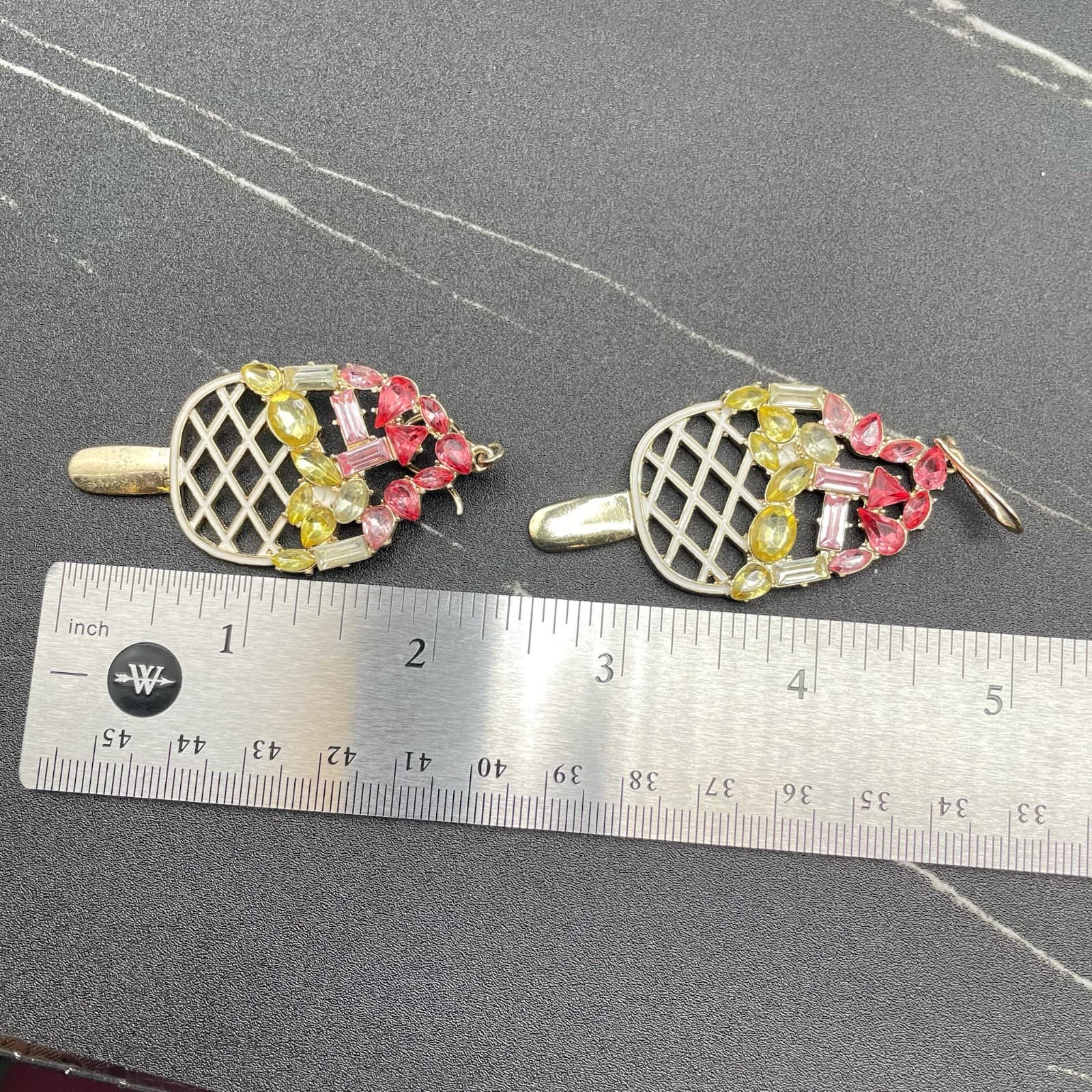 Classic Gold-Tone Faceted Glass Beads Ice Cream Bar Dangle Drop Hook Earrings - Thumbnail 15