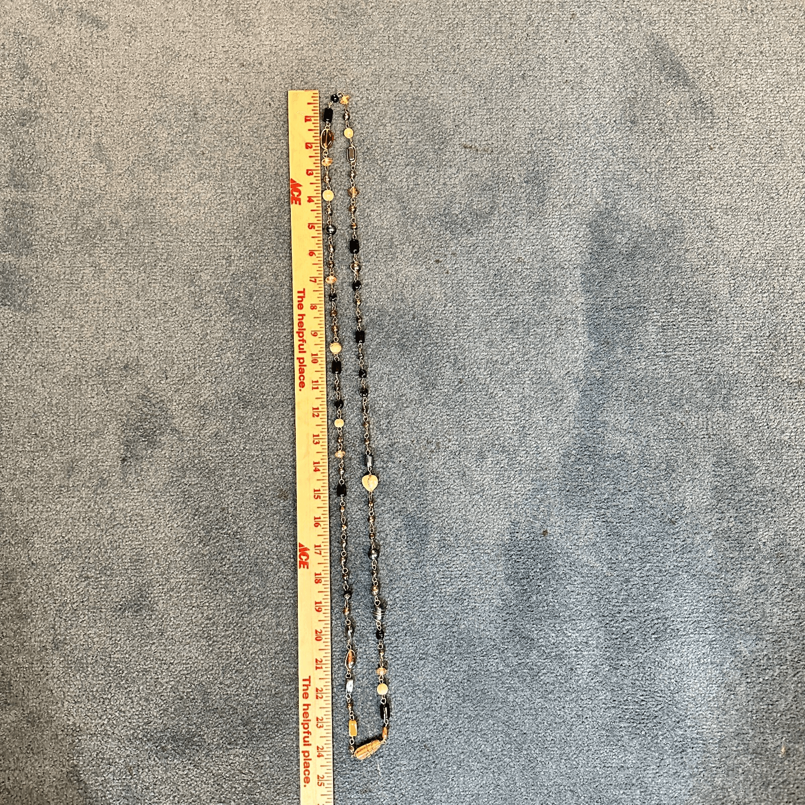 Vintage 90s Wire Wrapped Beaded Necklace Pearl Women's Classic Fashion Jewelry - Thumbnail 7