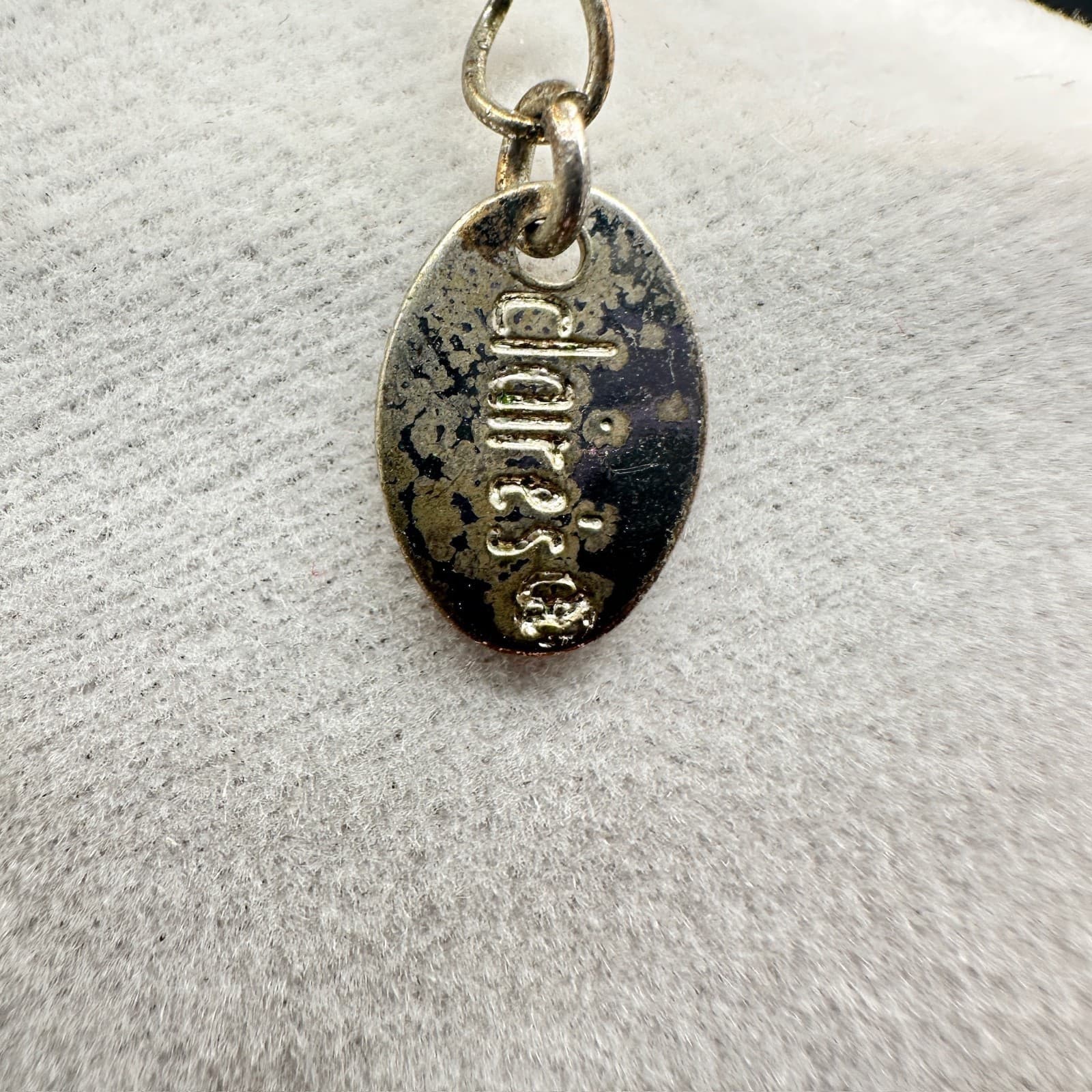 Claire's Silver-Tone Classic Adjustable Bow Detail Eiffel Tower Lobster Necklace - Thumbnail 7