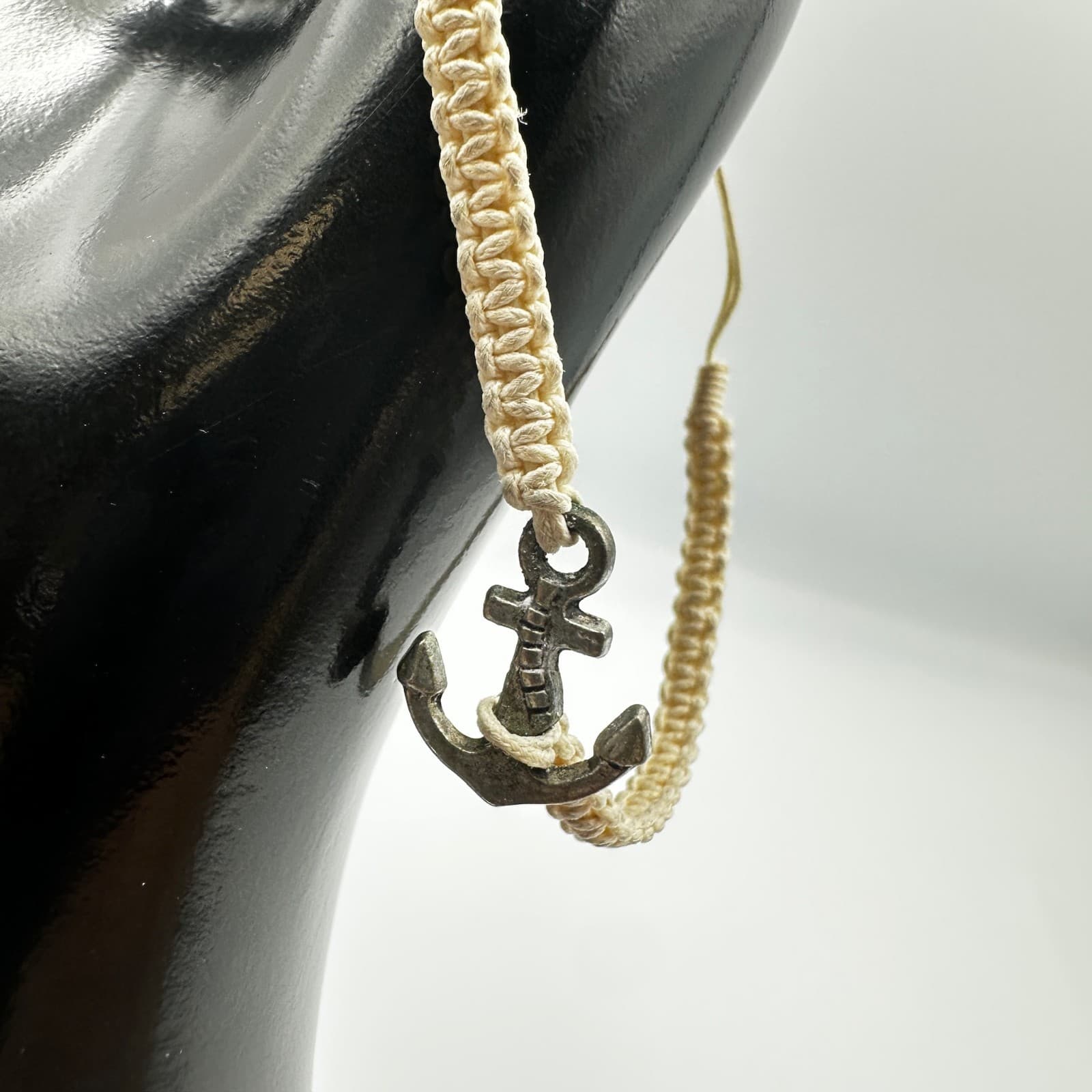 Unisex Nautical Rope Anchor Bracelet Beach Surfer Sailing Jewelry - Thumbnail 2