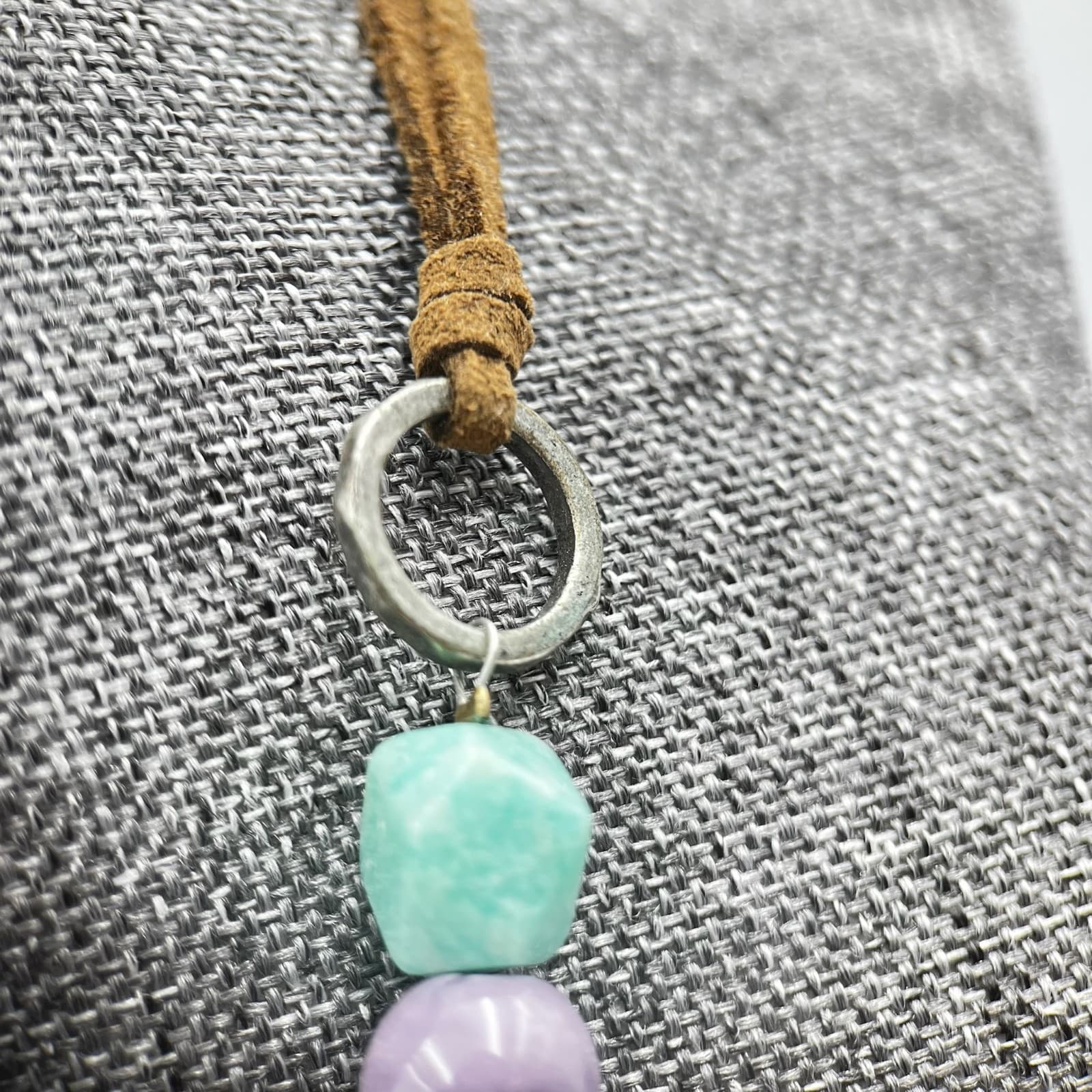 Vintage Coldwater Creek Multi-Color Beaded Statement Necklace – Boho Artisan - Thumbnail 9