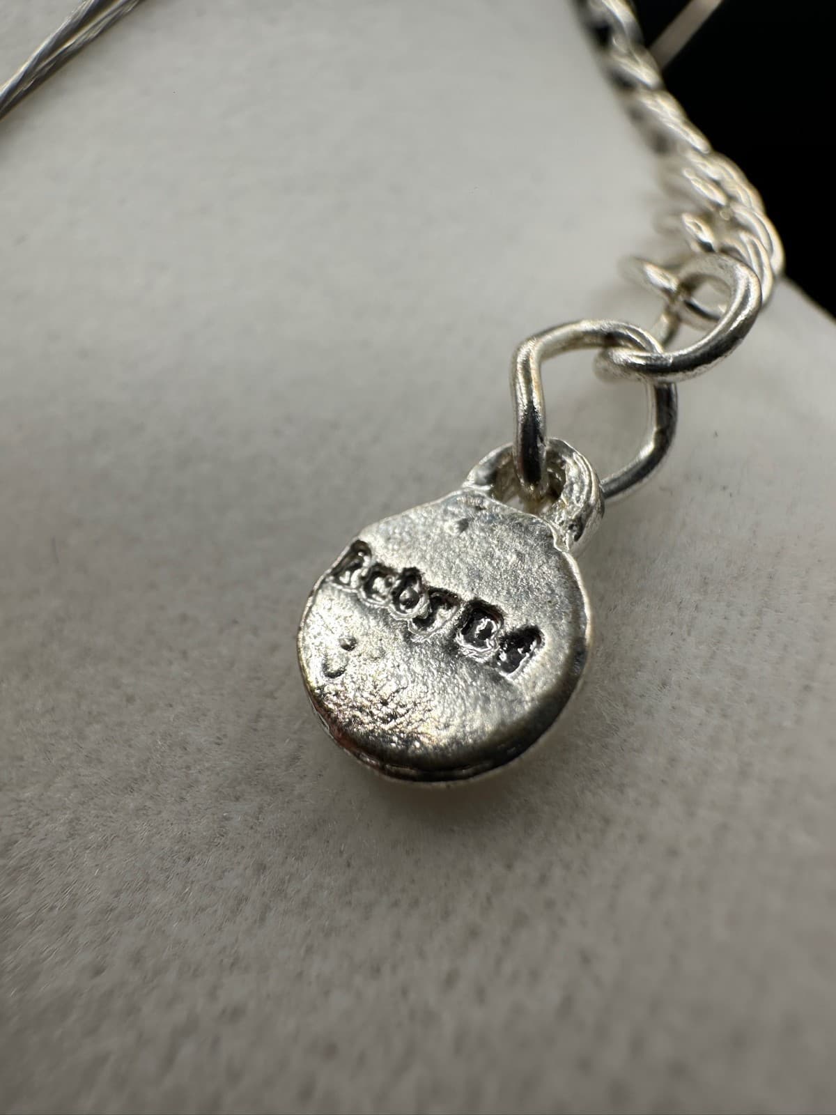 Vintage Silver-Tone Red Shell Triple-Strand Beaded Station Necklace Bracelet Set - Thumbnail 8