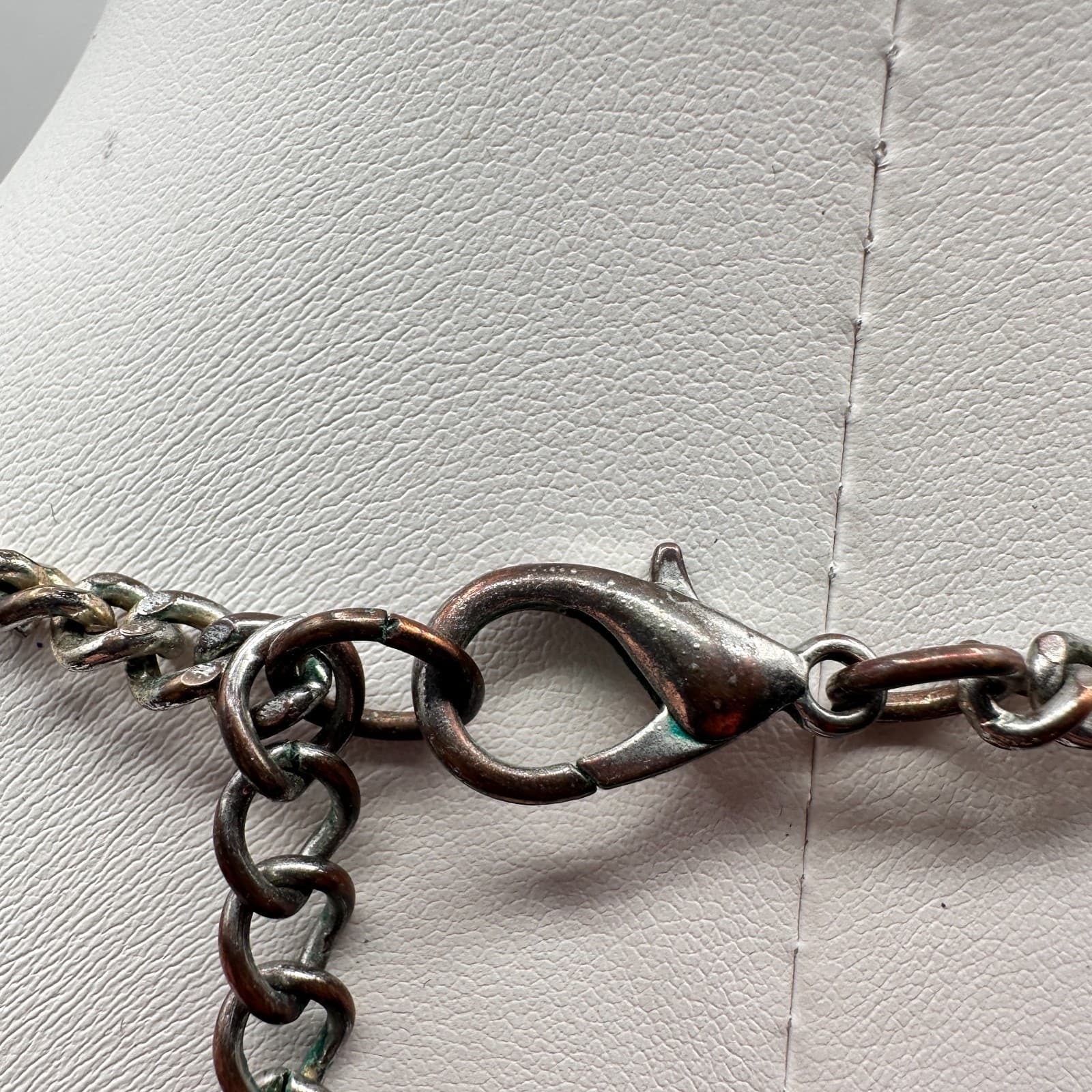 Vintage Y2K Statement Bib Necklace Cabochon Chunky Boho Women's Classic Jewelry - Thumbnail 6